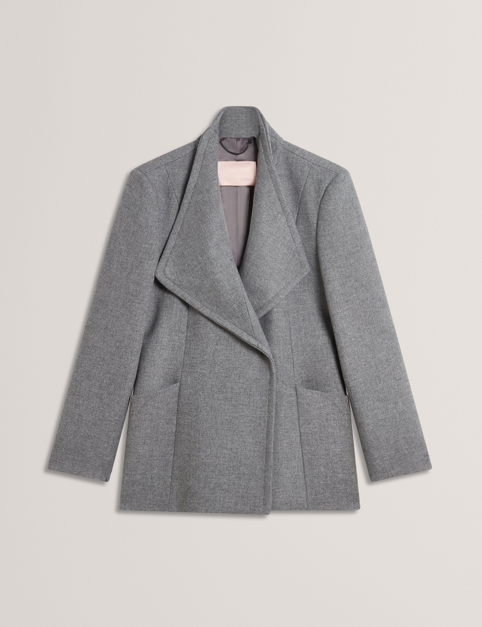 Evigna Double Faced Wool Short Wrap Coat