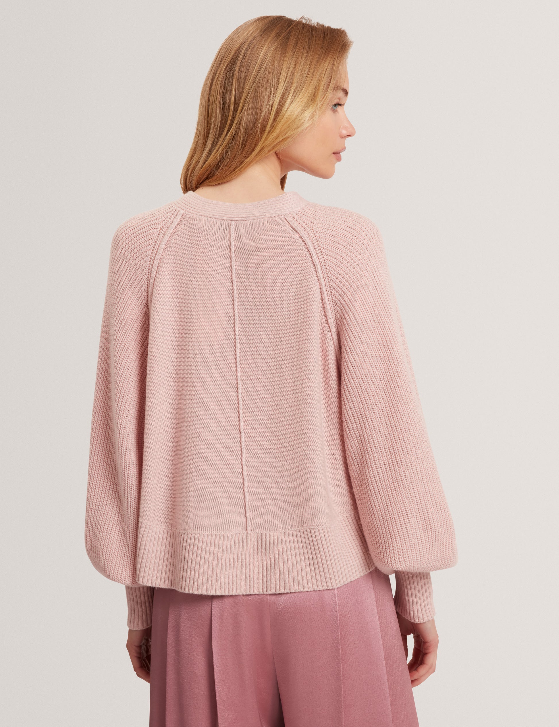 Vicckii Crew Neck Knitted Jumper