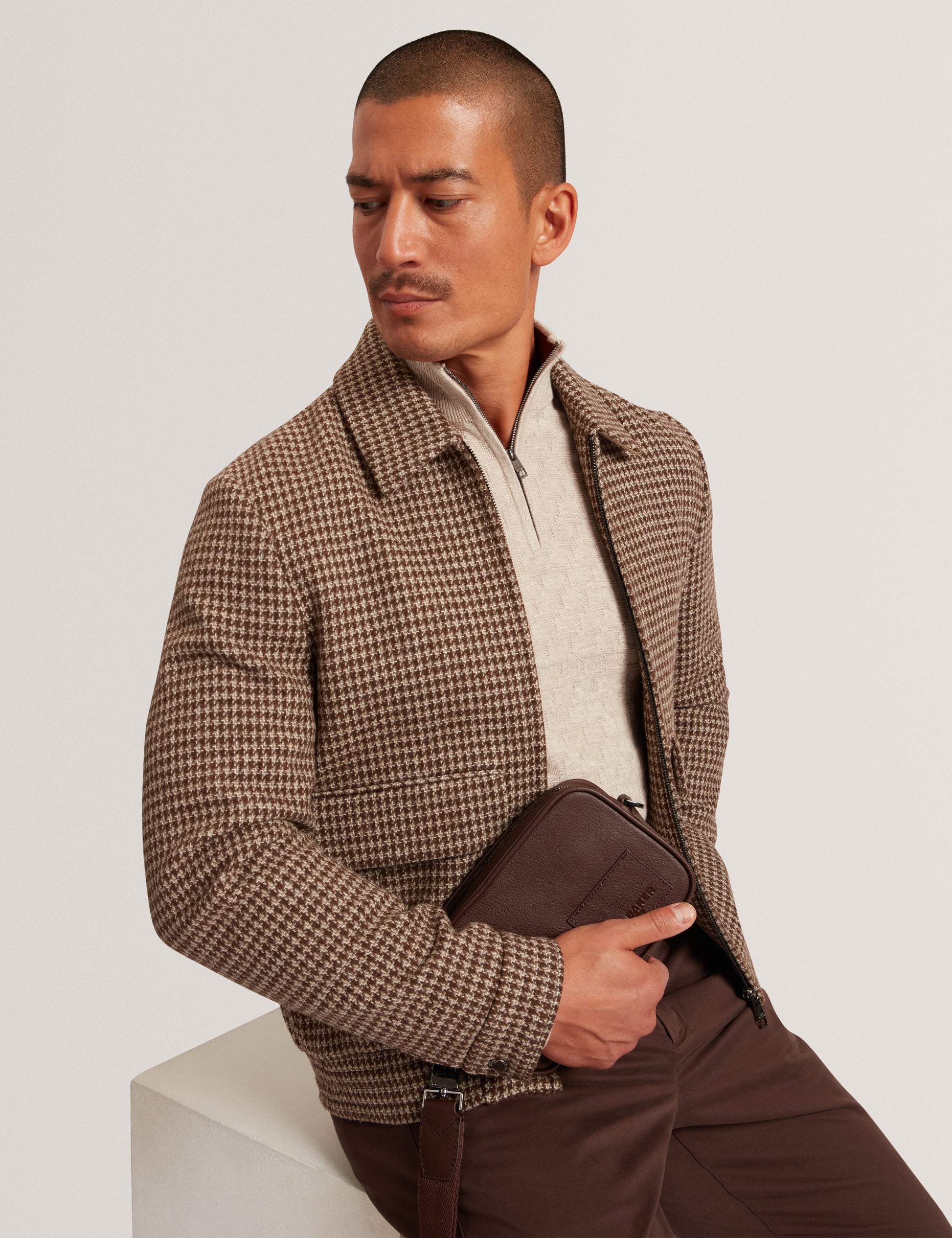 Baglan Wool Harrington Jacket