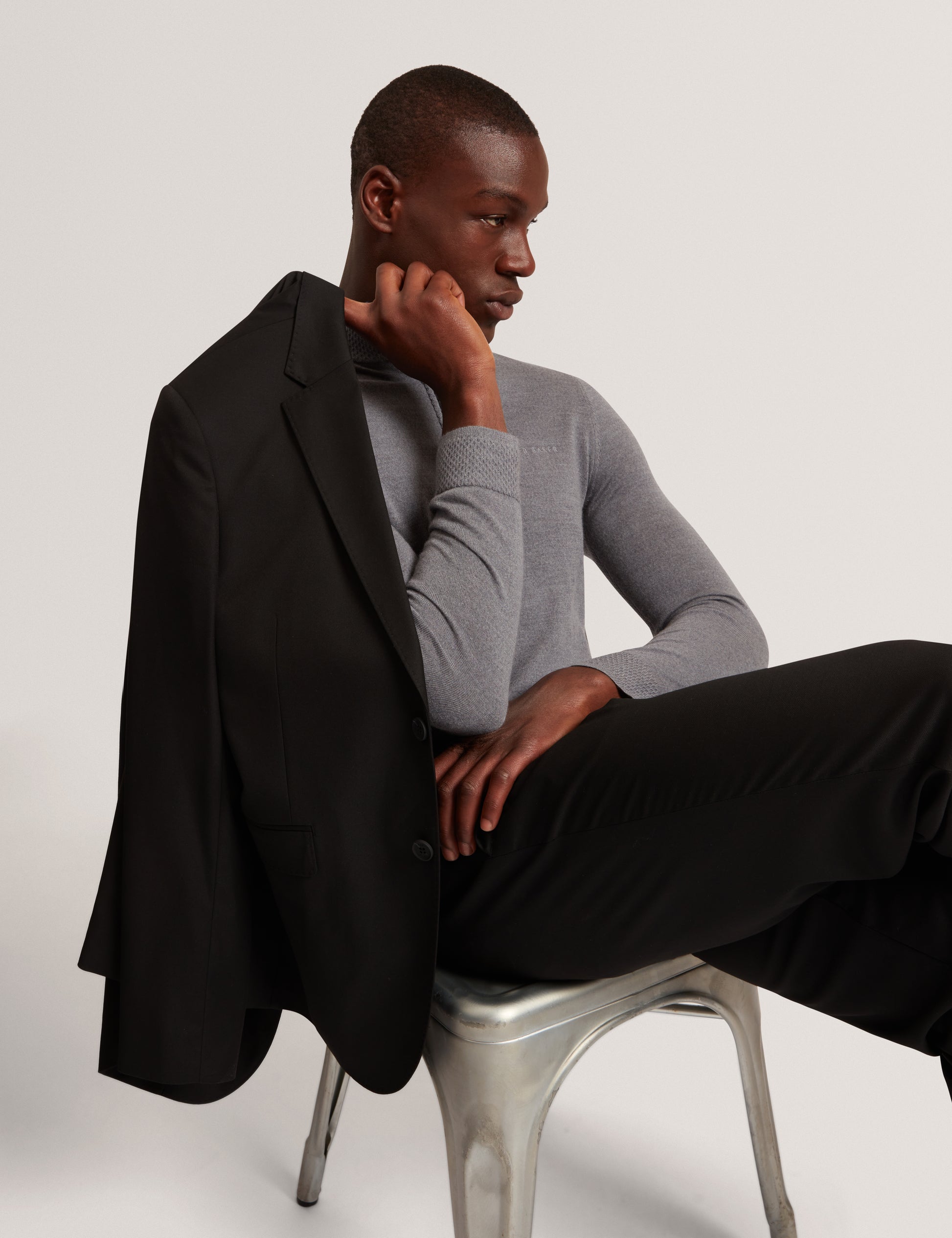 Clouden Branded Merino Half Zip