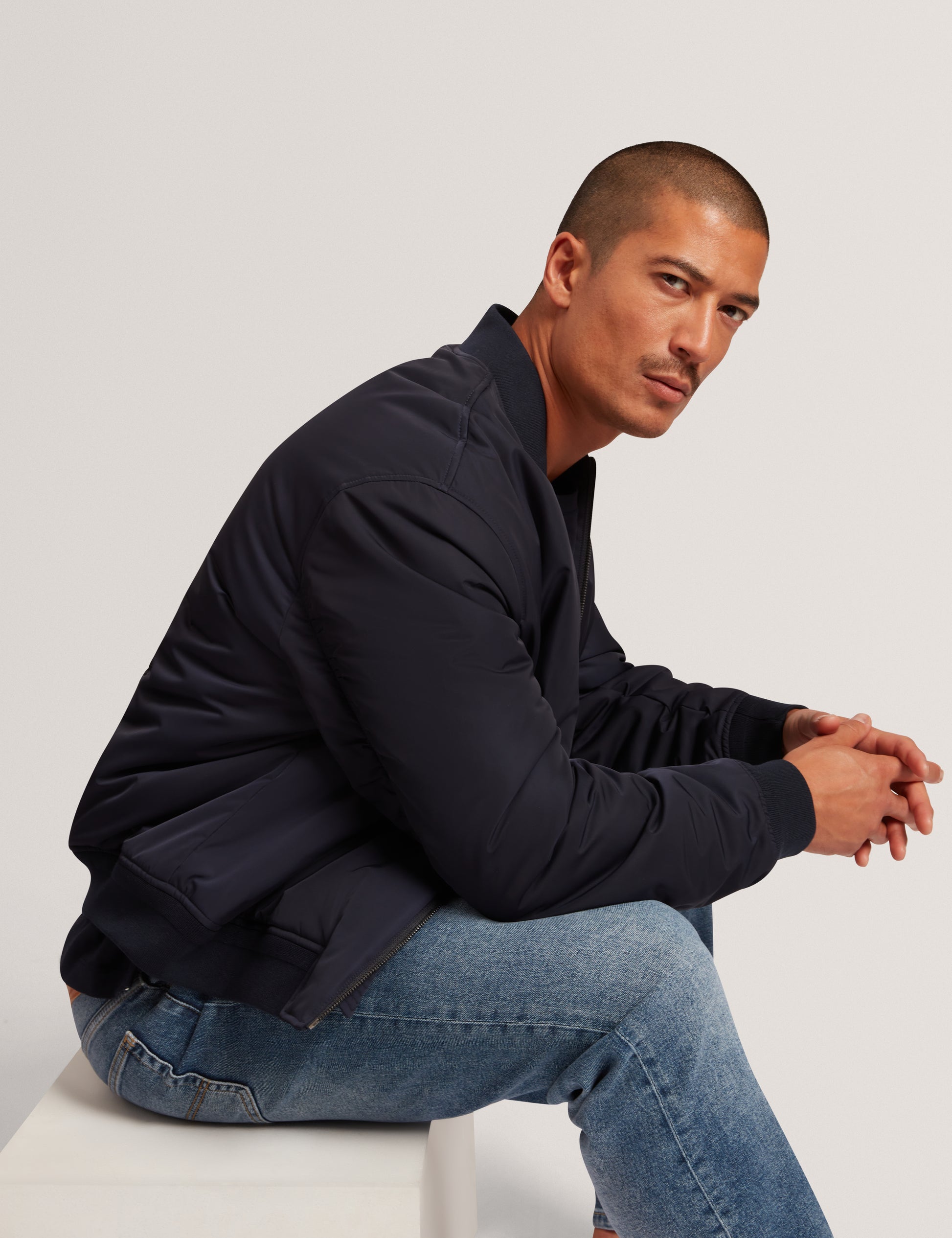 Bombard Nylon Bomber Jacket