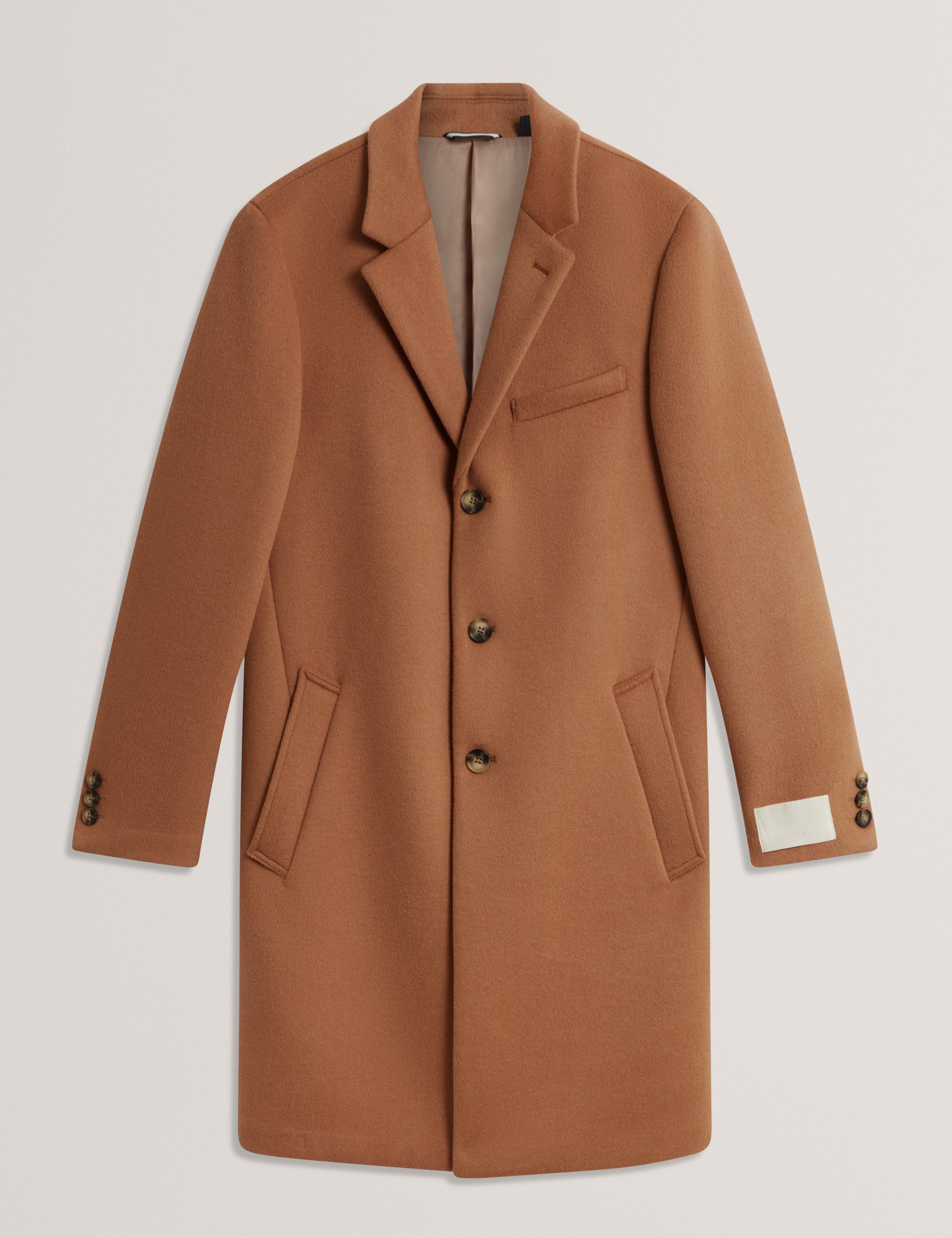 Alerton Slim Fit Wool Blend City Overcoat