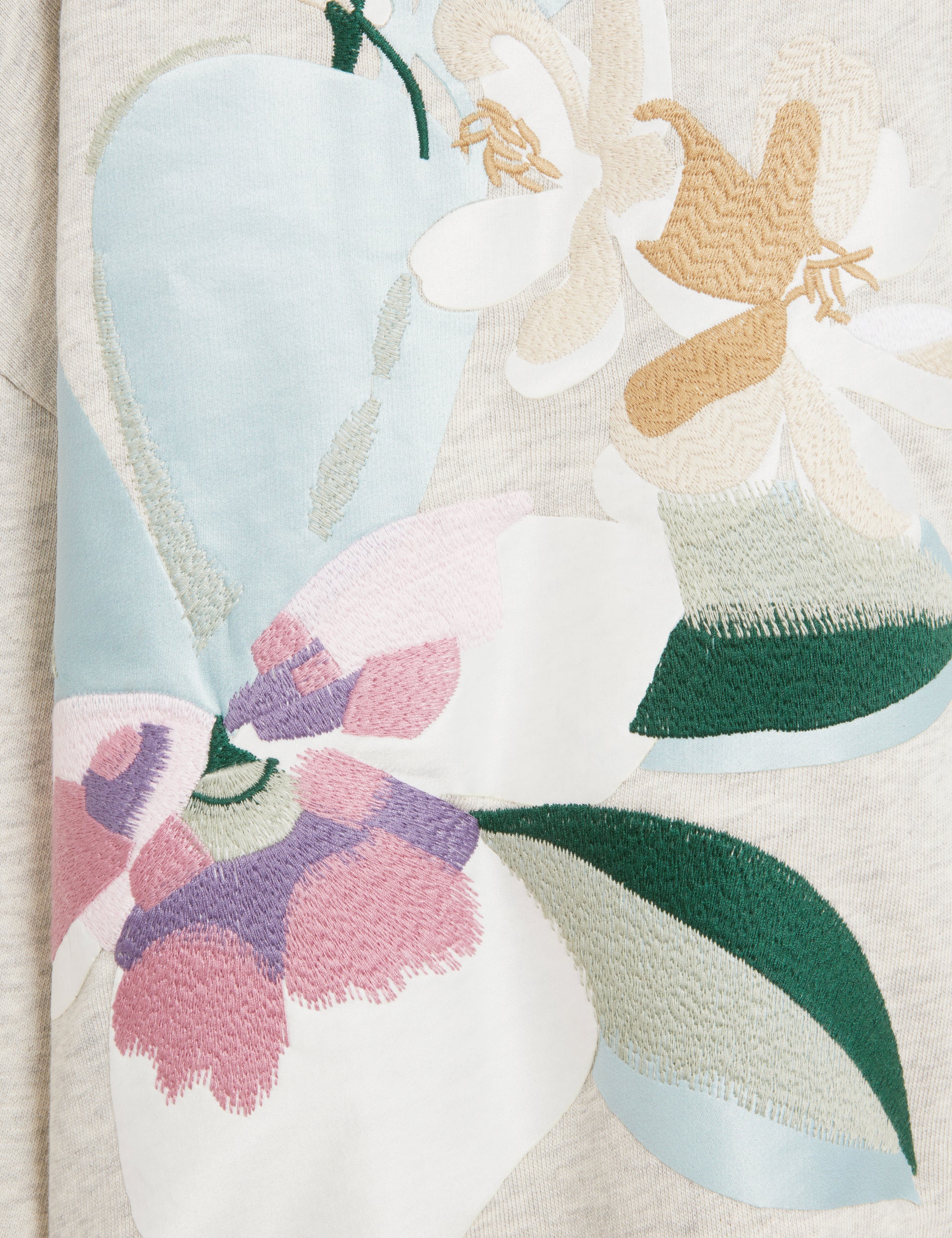 Brookla Printed Embroidered Sweatshirt