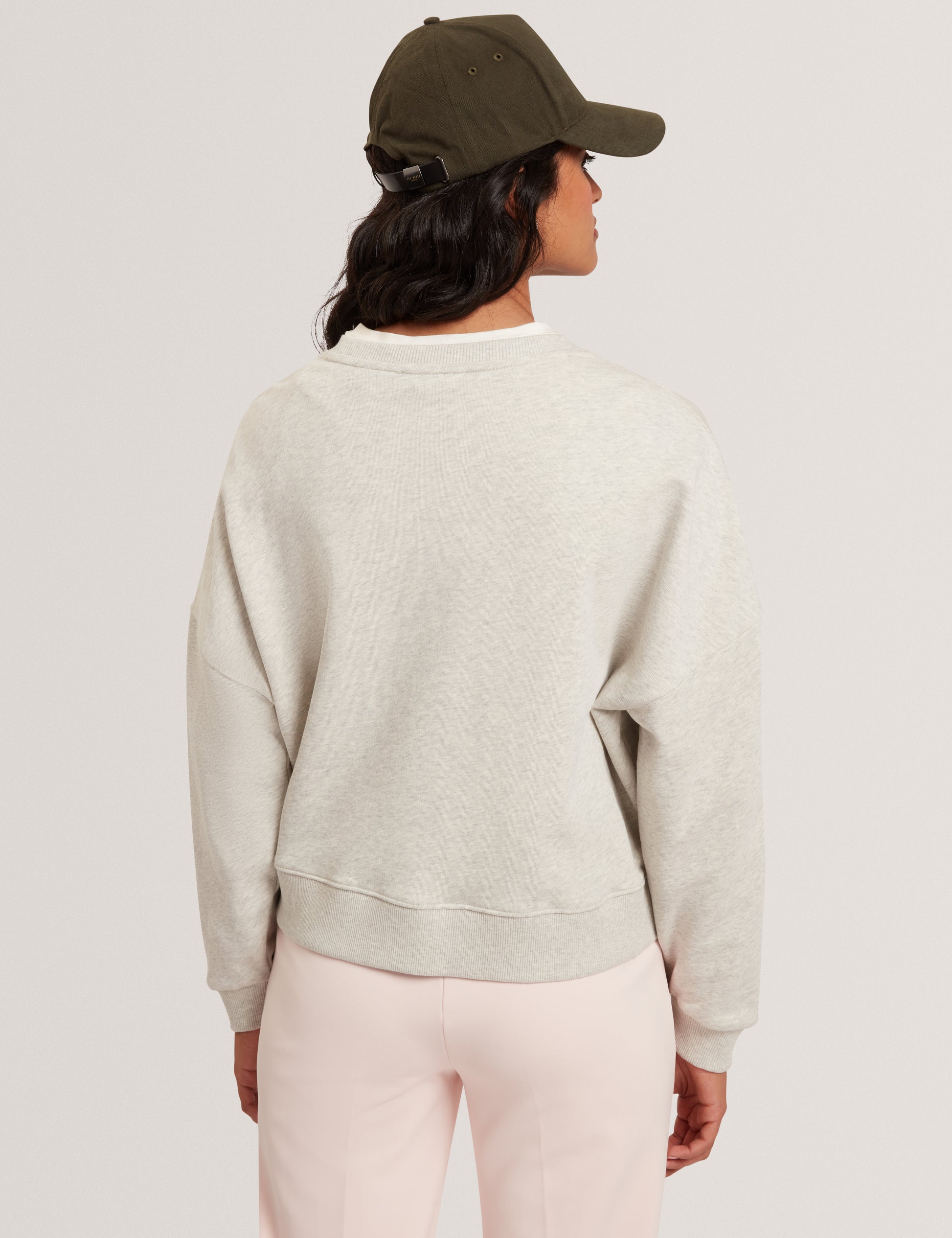 Brookla Printed Embroidered Sweatshirt
