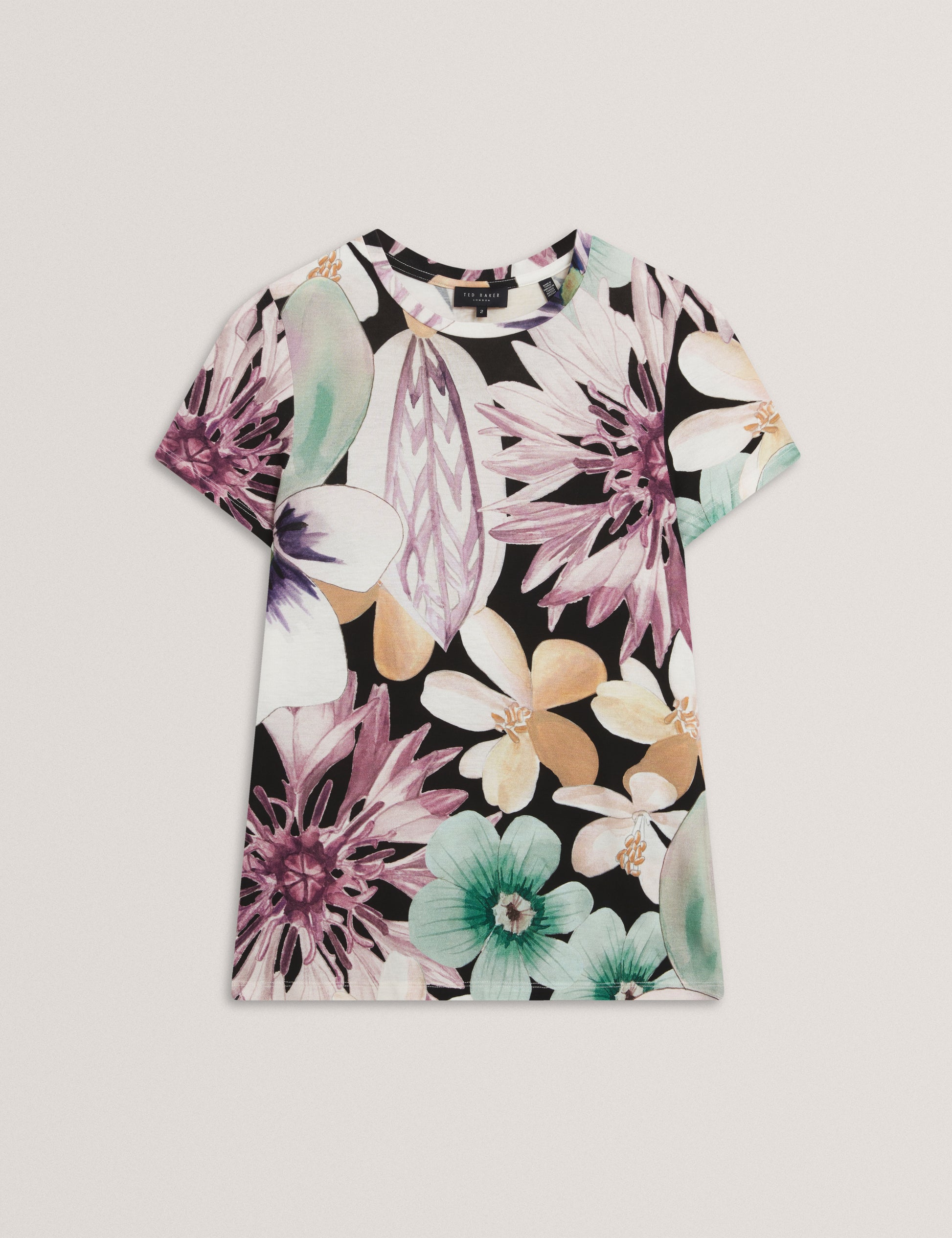 Saalma Printed Fitted Tee