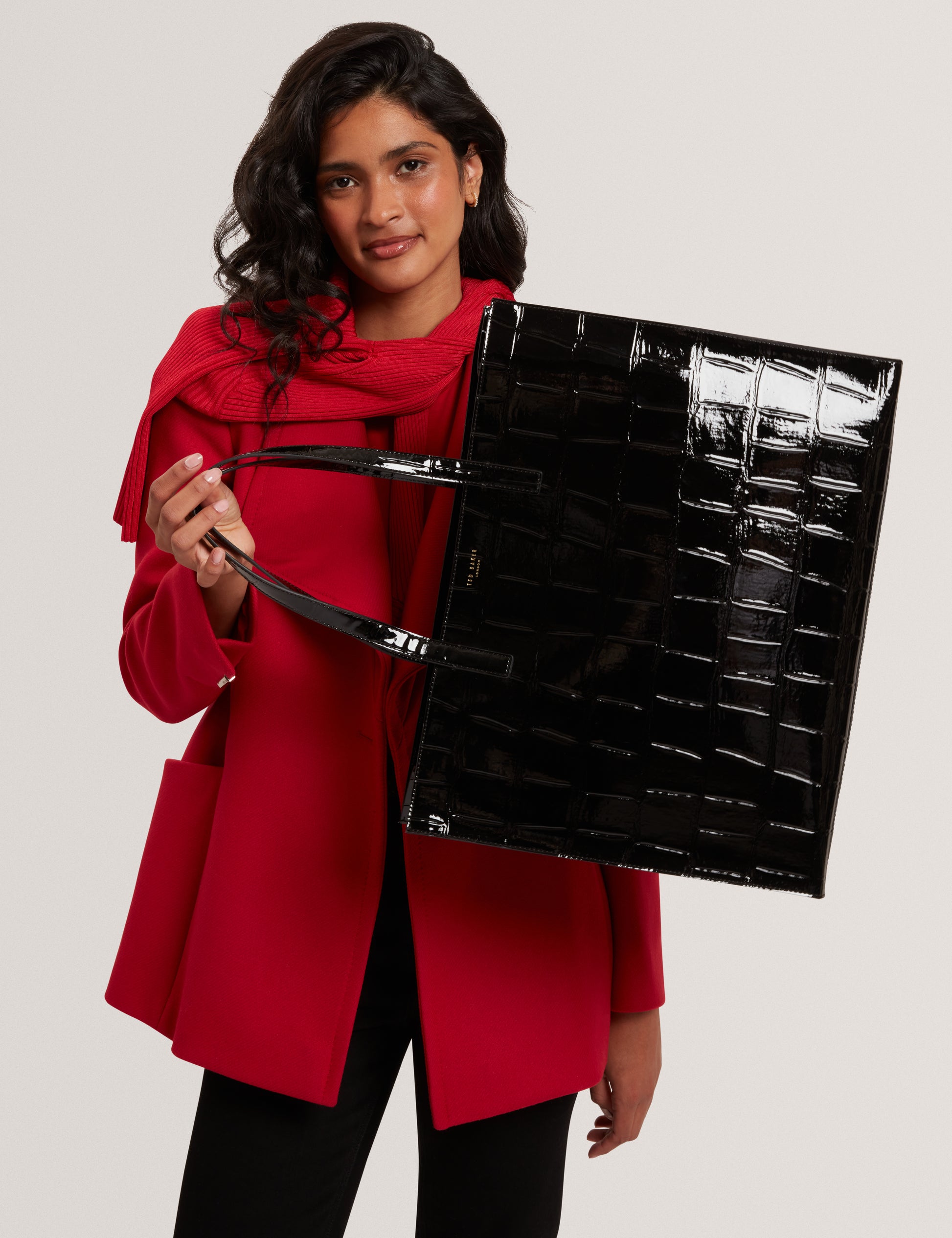 Vivvien Croc Effect Extra Large Icon Bag
