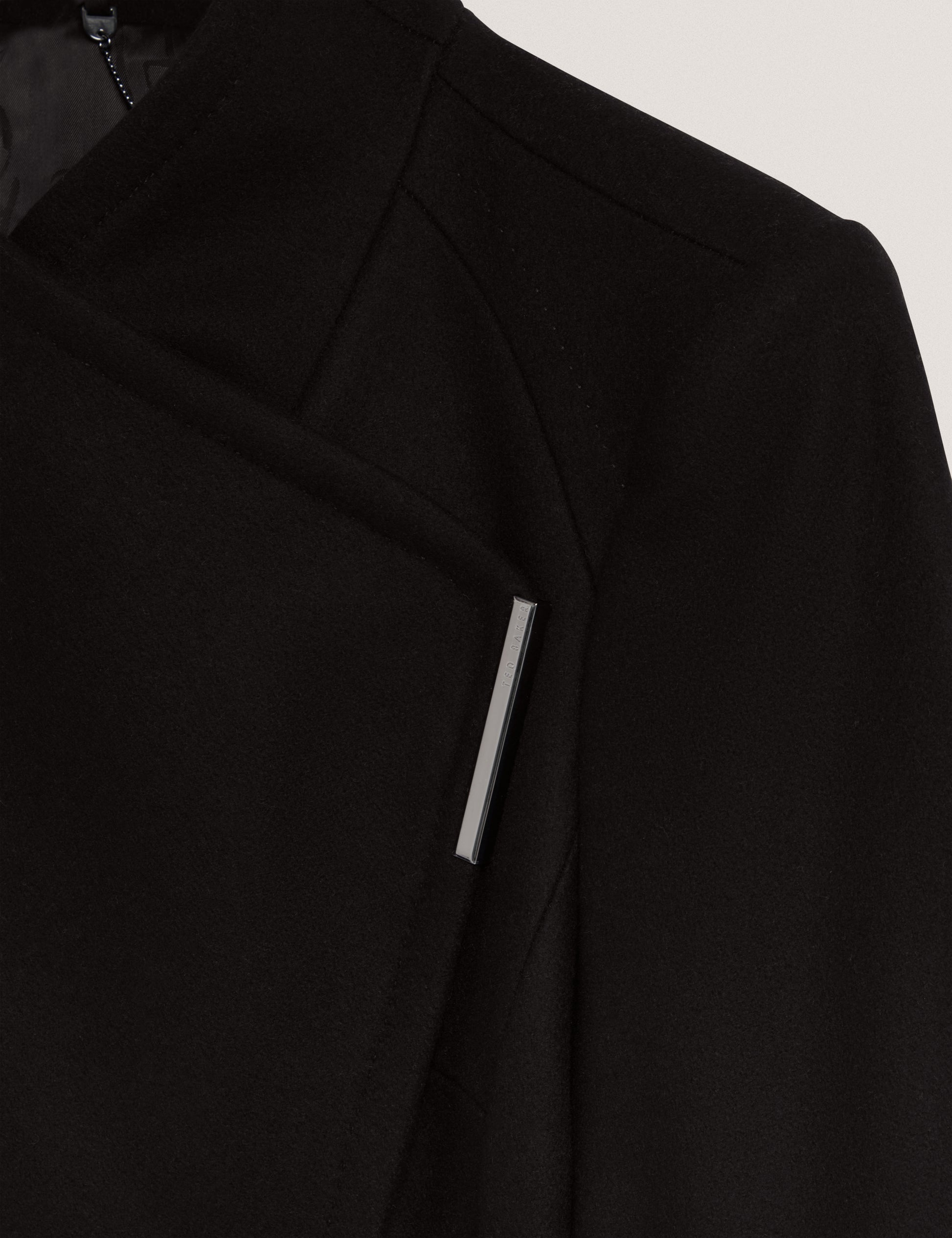 Rose Mid Length Belted Wool Wrap Coat