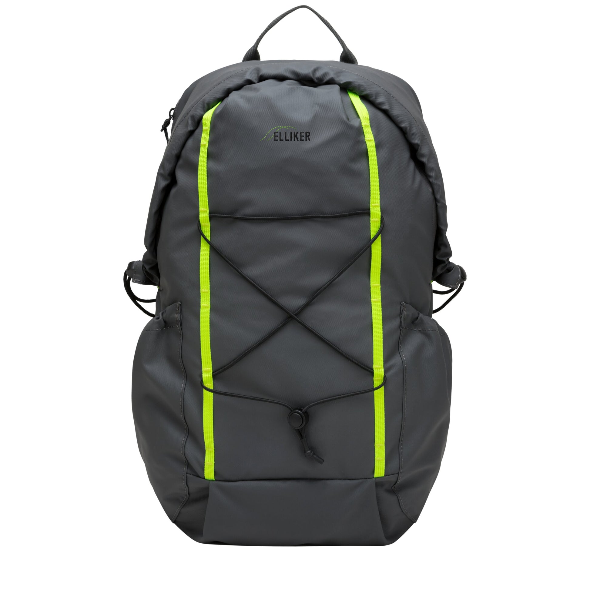 Kiln Hooded Zip Top Backpack Grey Neon