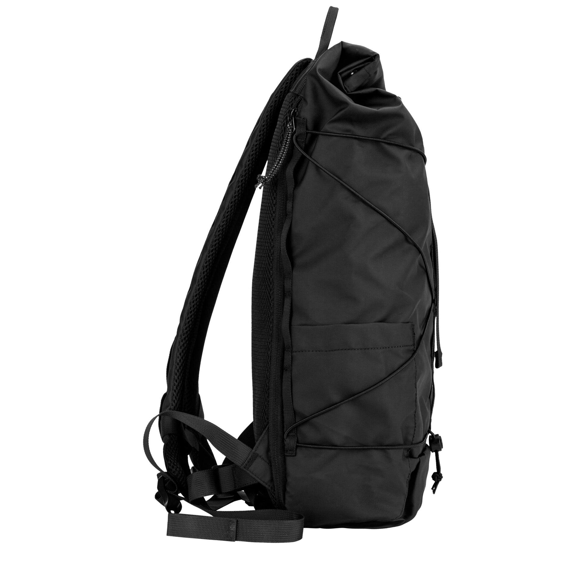 Dayle Roll Top Backpack Black