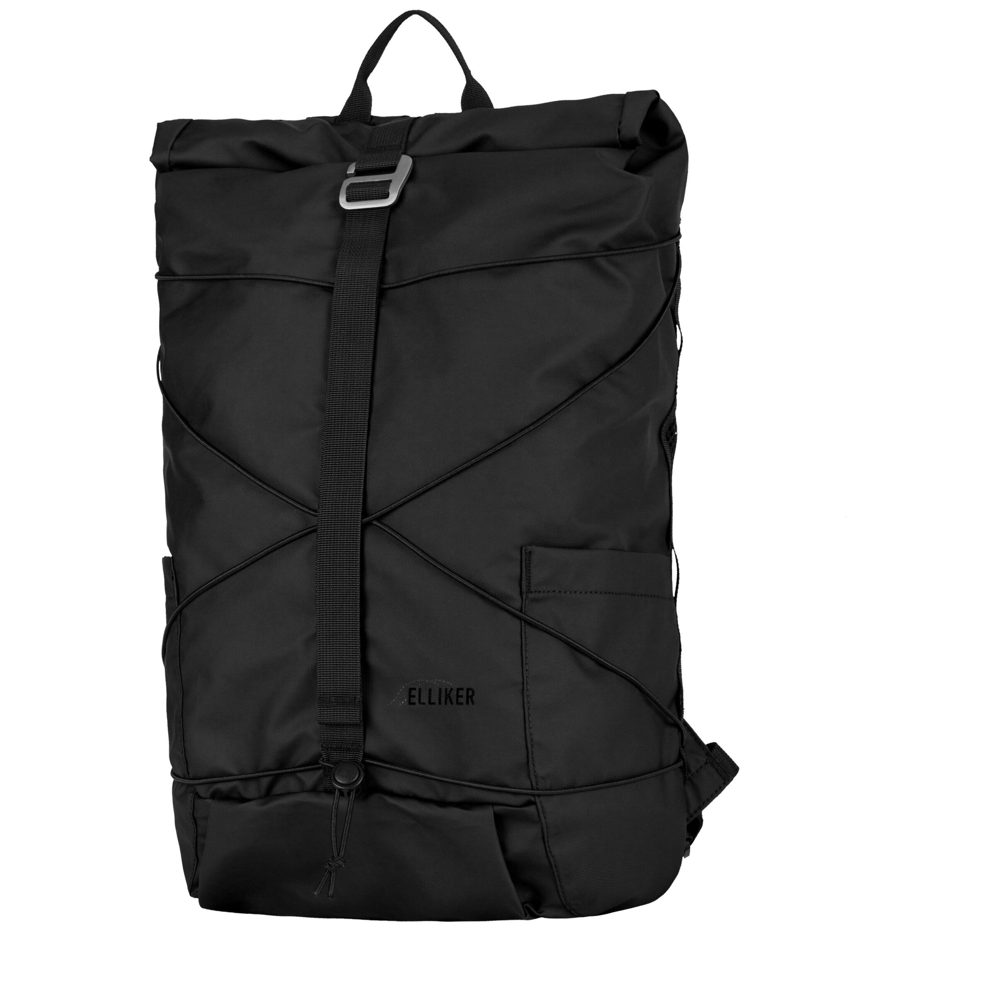 Dayle Roll Top Backpack Black