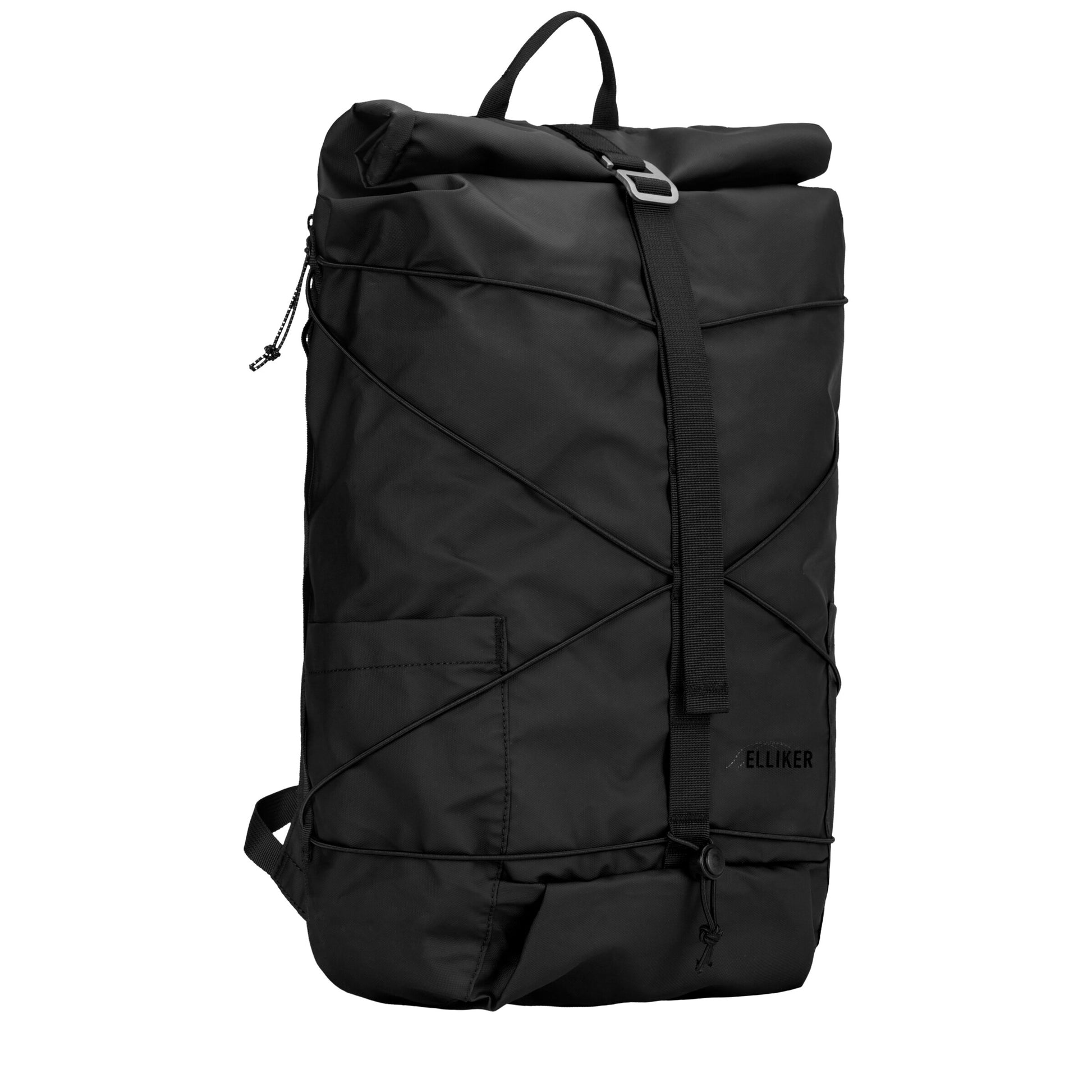 Dayle Roll Top Backpack Black