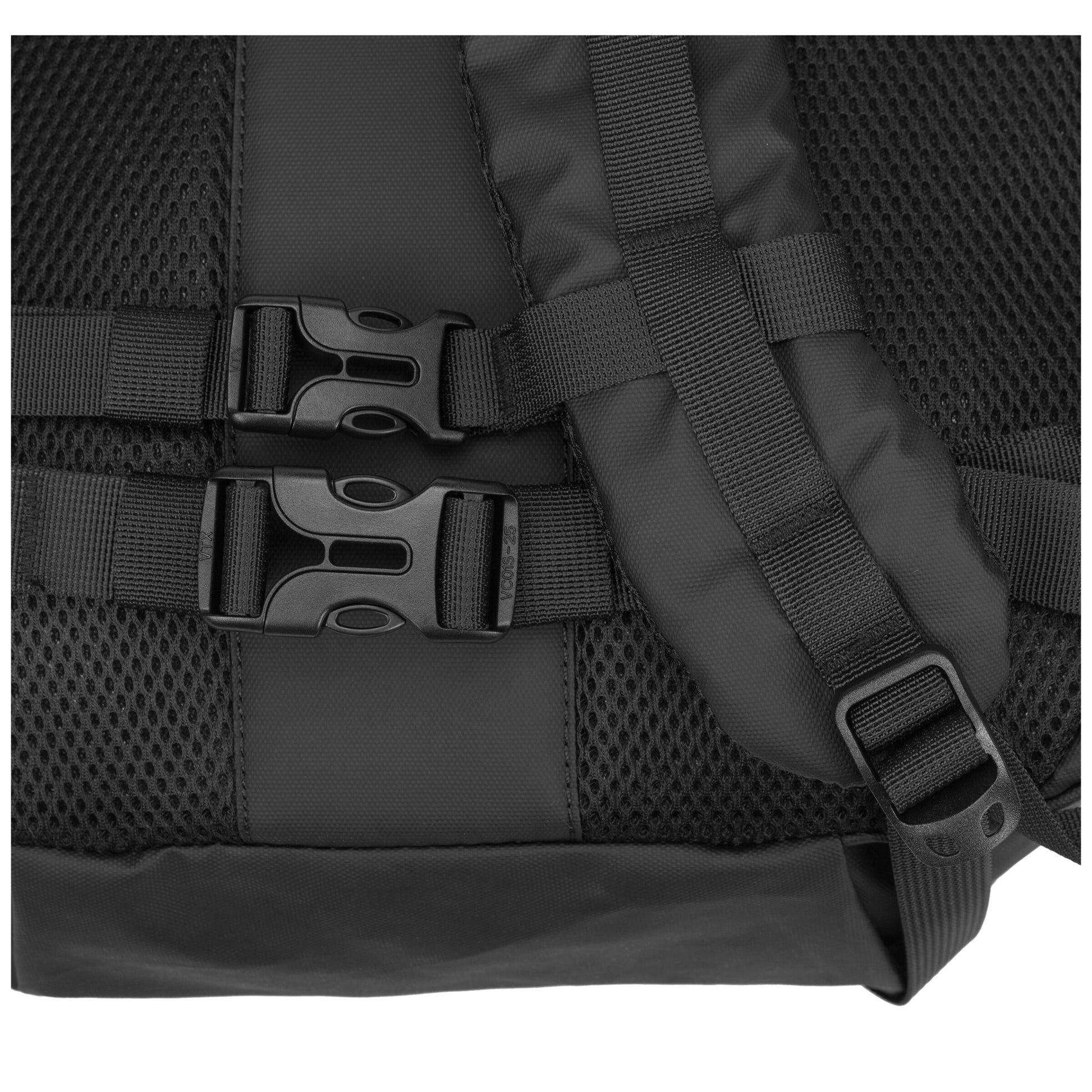 Wharfe Flap Over Backpack Black