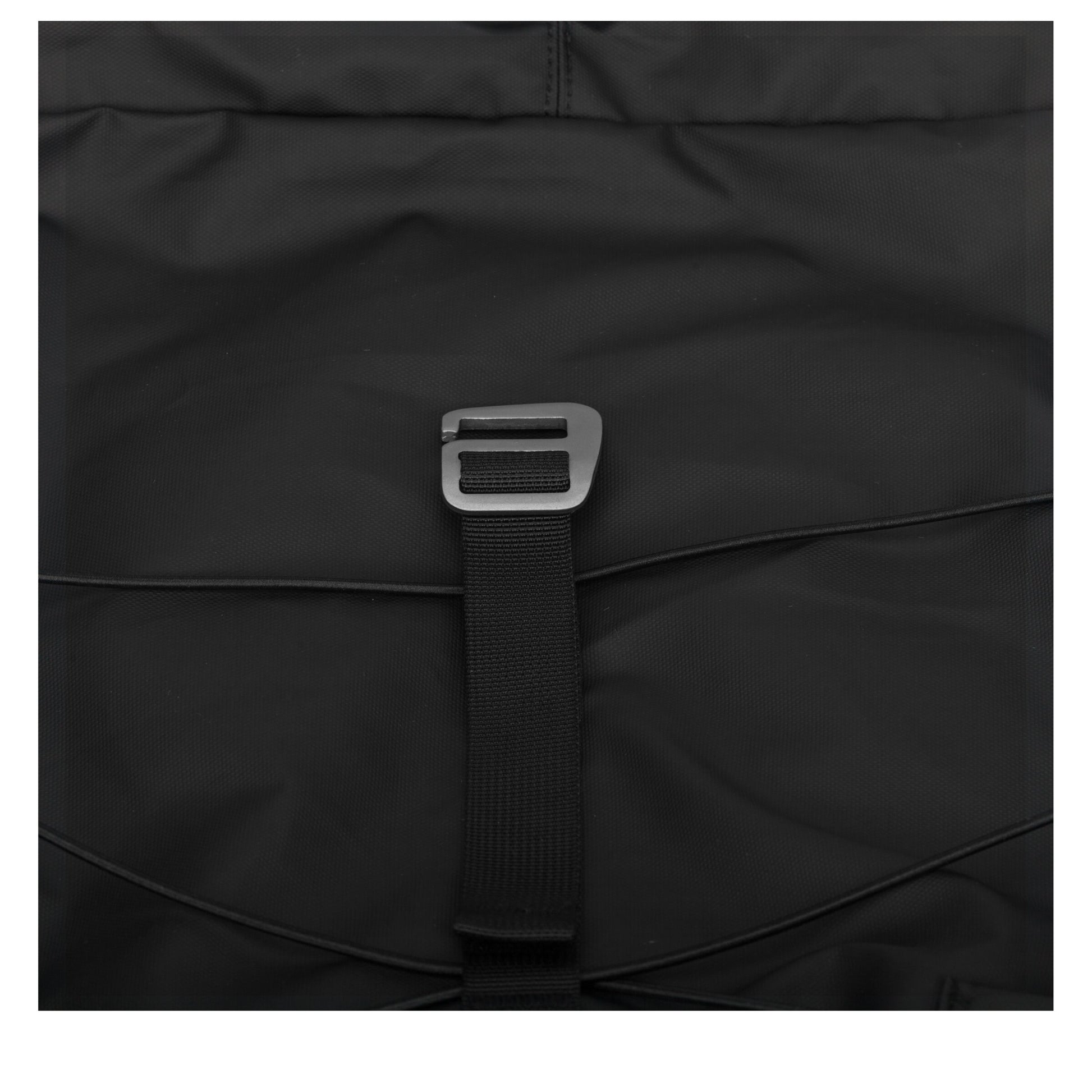 Wharfe Flap Over Backpack Black