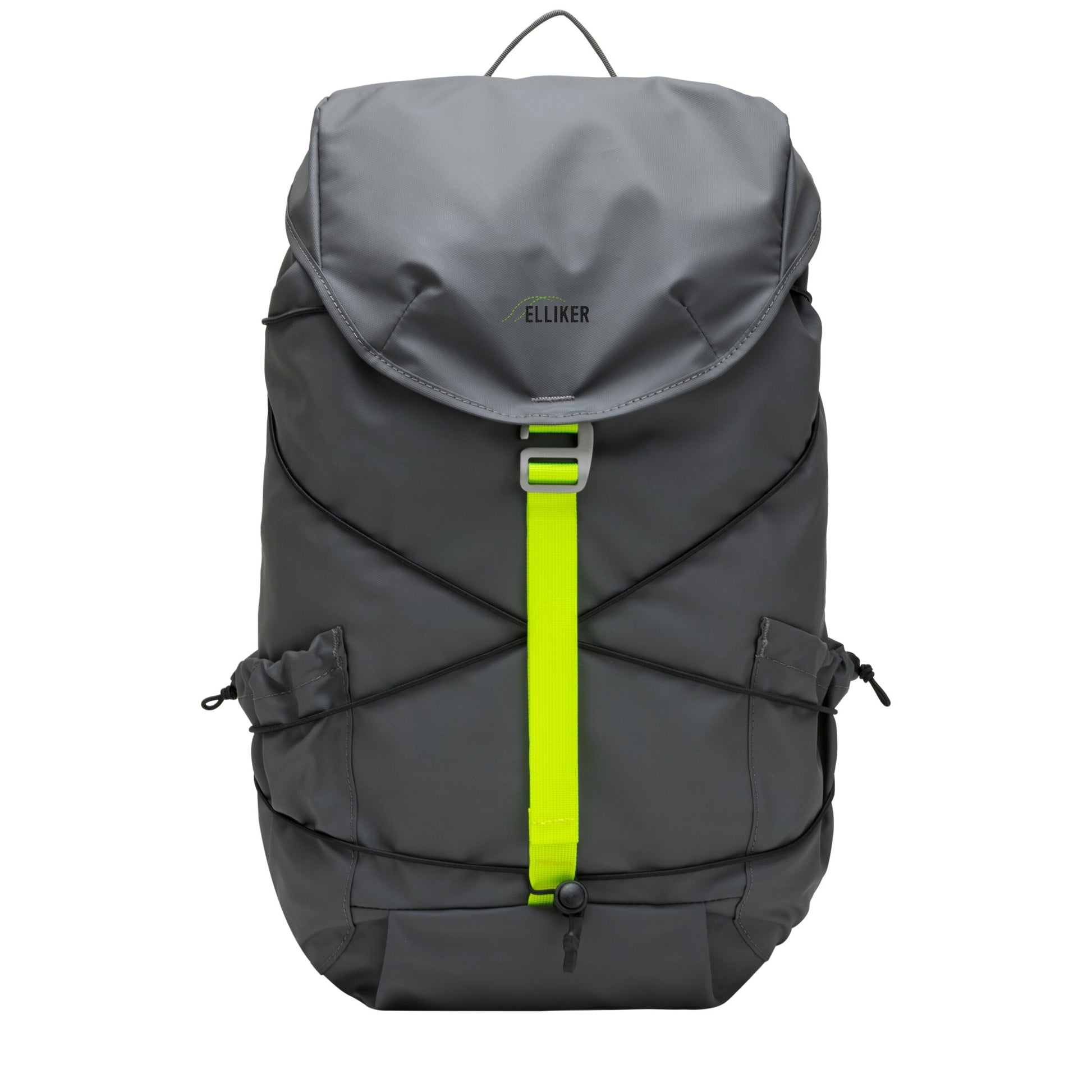 Wharfe Flap Over Backpack Grey Neon