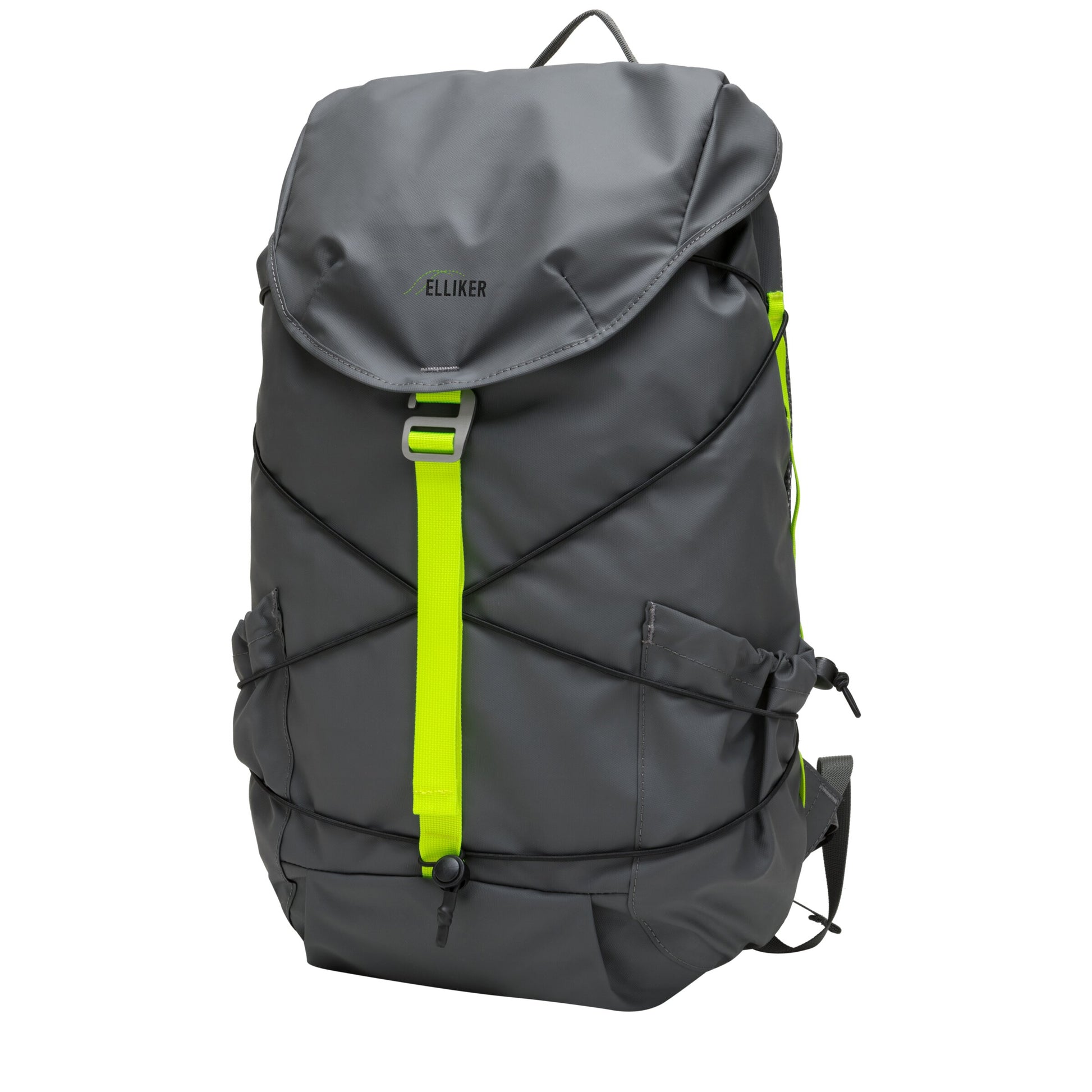 Wharfe Flap Over Backpack Grey Neon