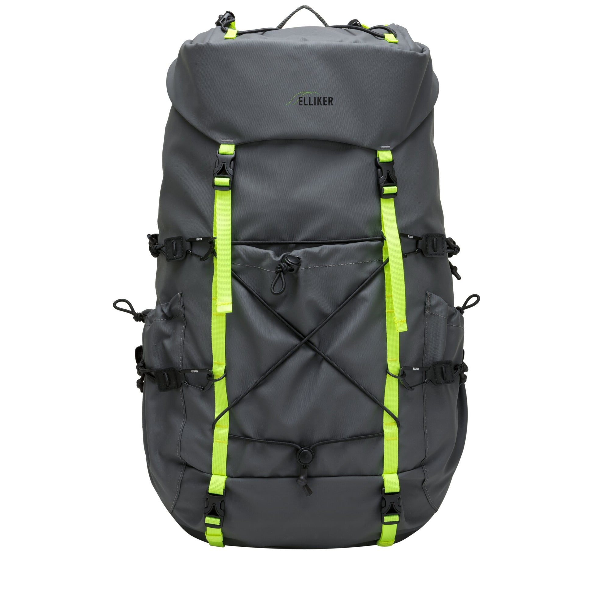 Maller Flapover Backpack Grey Neon