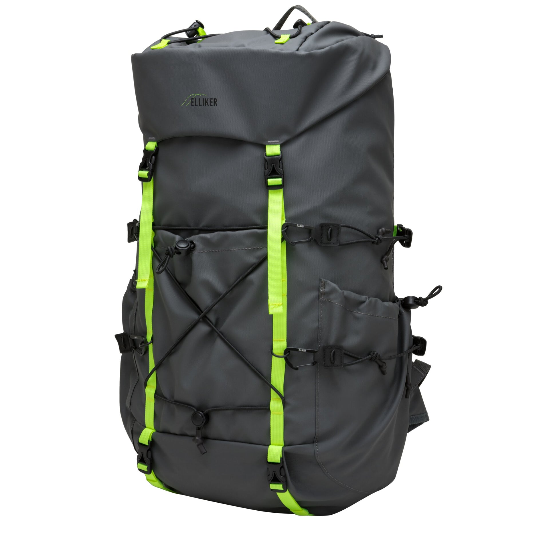 Maller Flapover Backpack Grey Neon