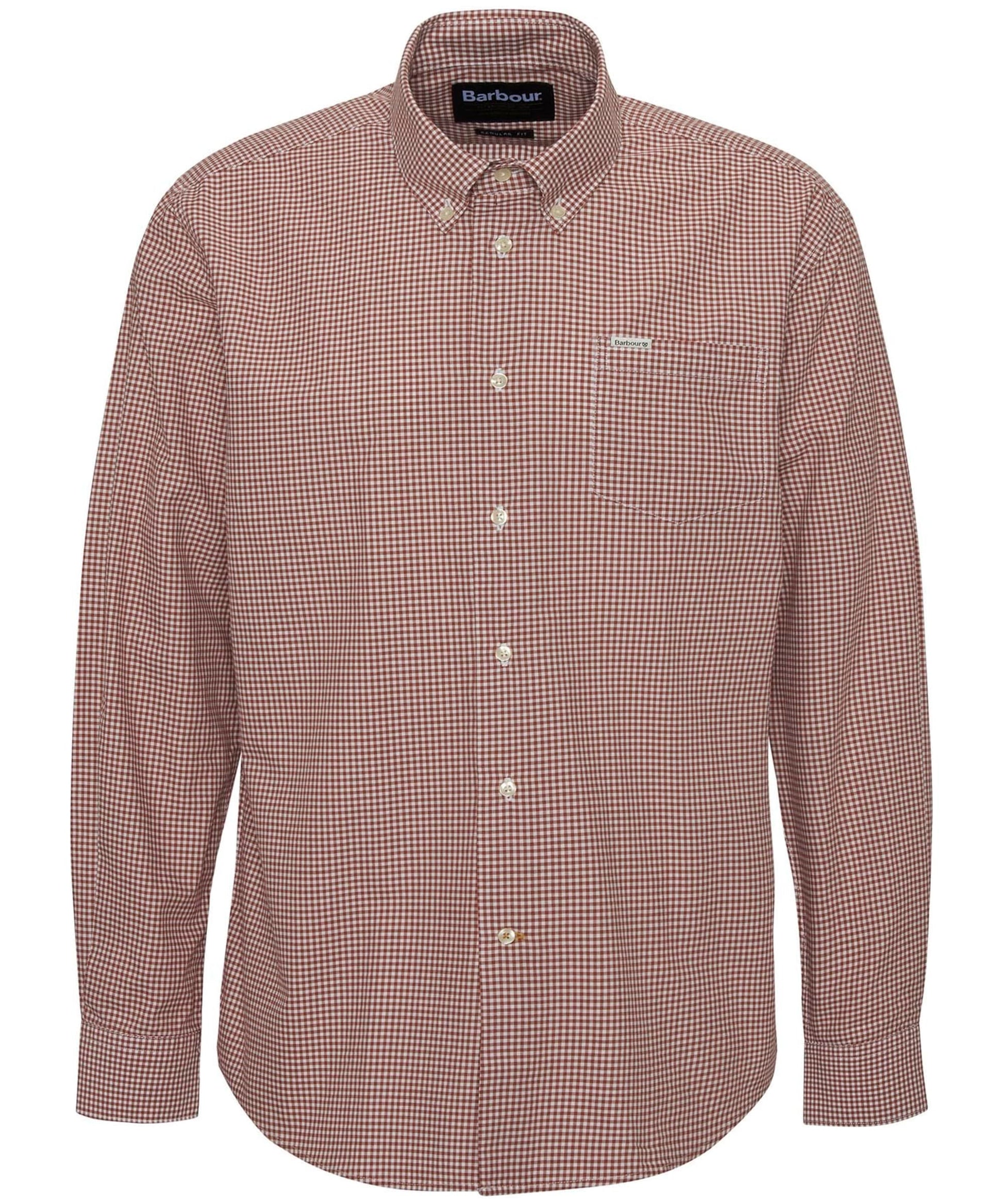 Finwell Gingham Tailored Fit Shirt