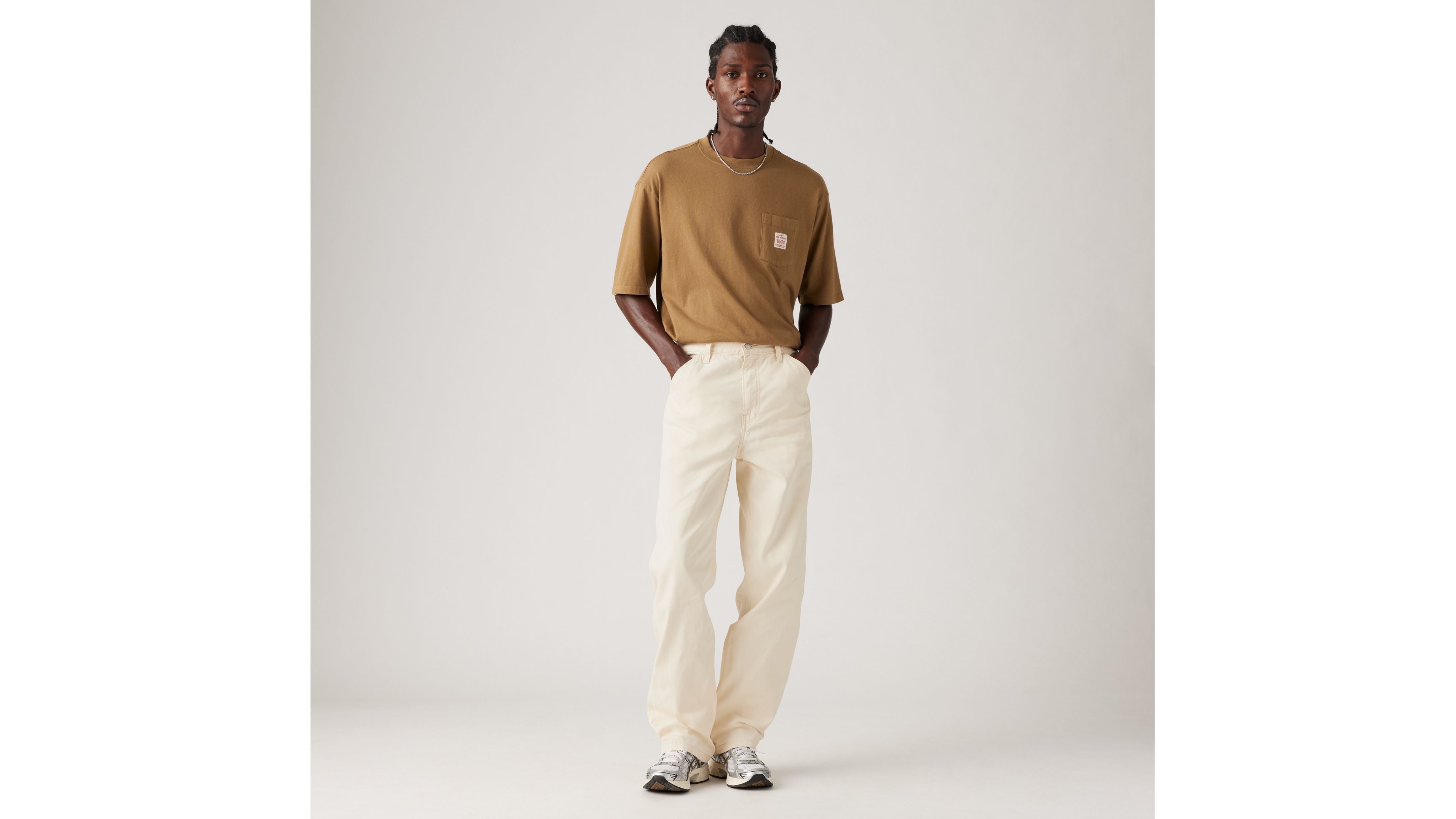 568 Loose Straight Carpenter Trousers Undyed Ecru – Levi Workwear