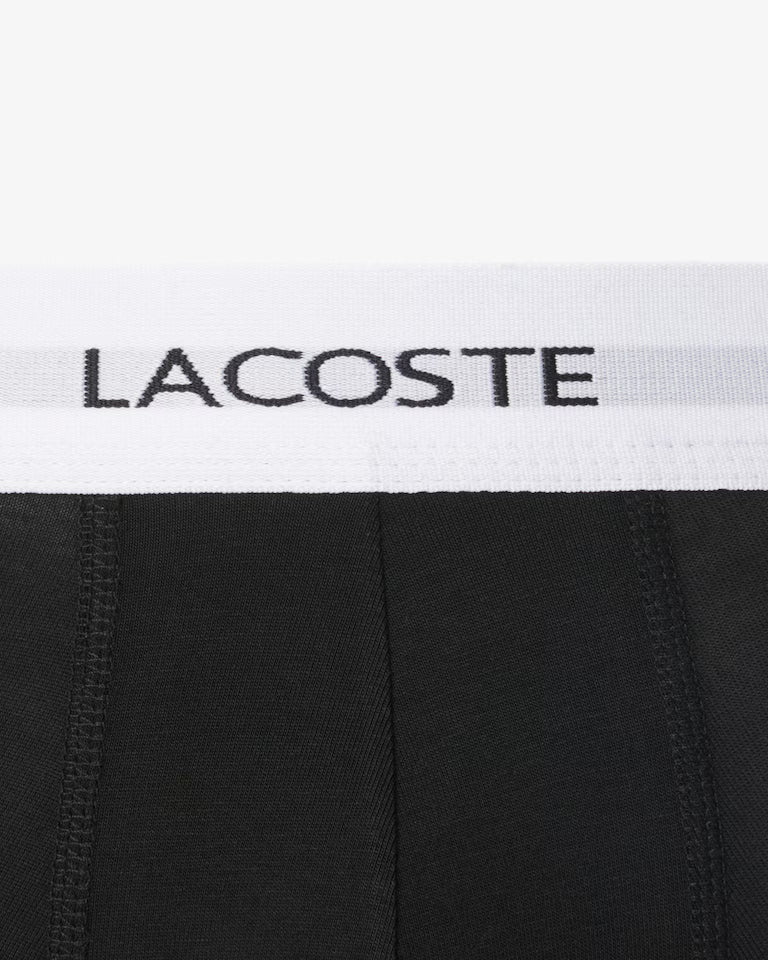 3-Pack Stretch Cotton Trunks Black/Green/Navy Blue
