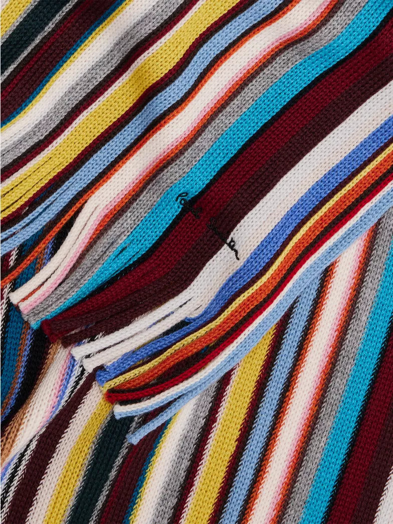 Signature Stripe Merino Wool Scarf