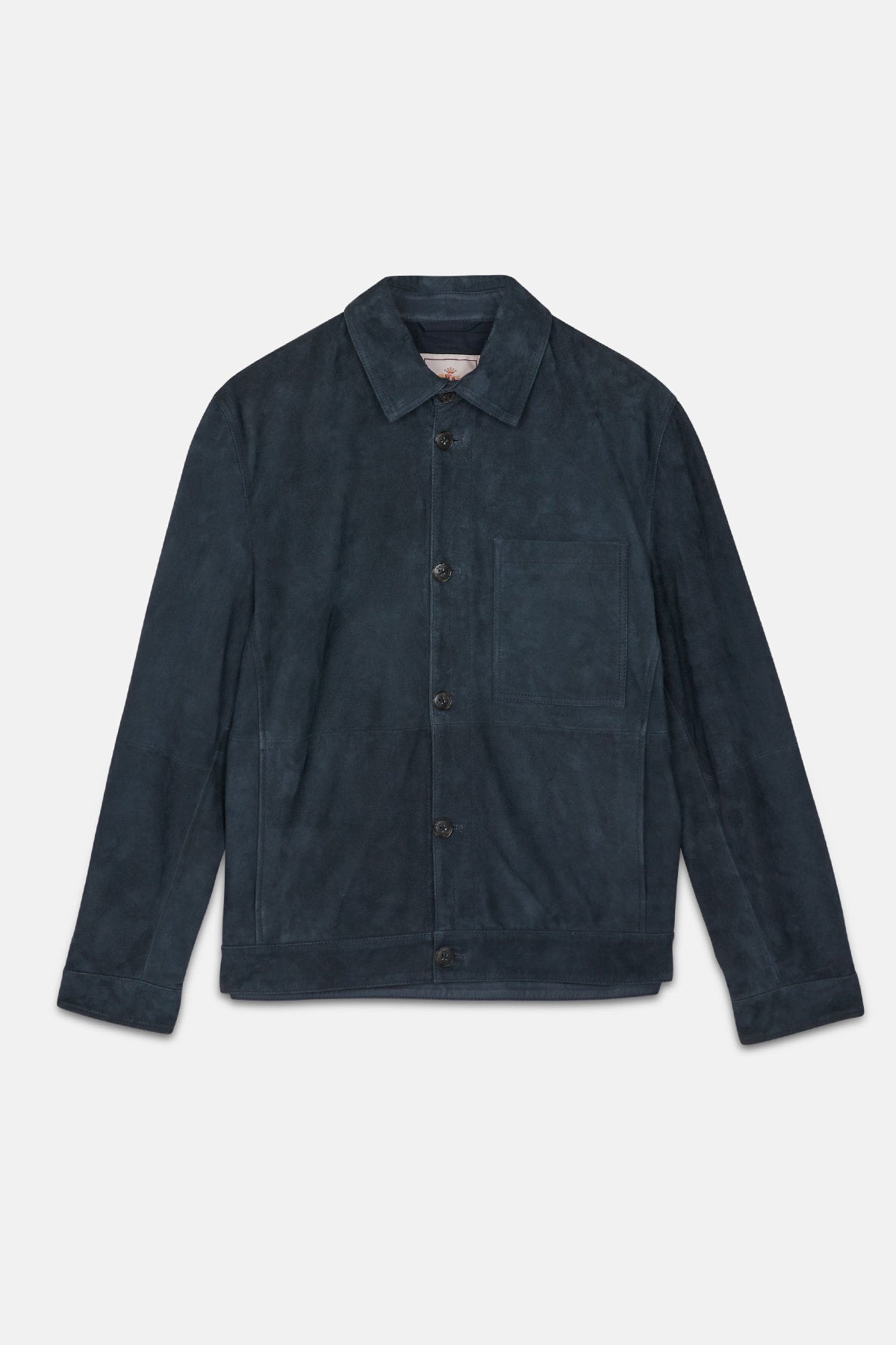 Suede Overshirt Navy