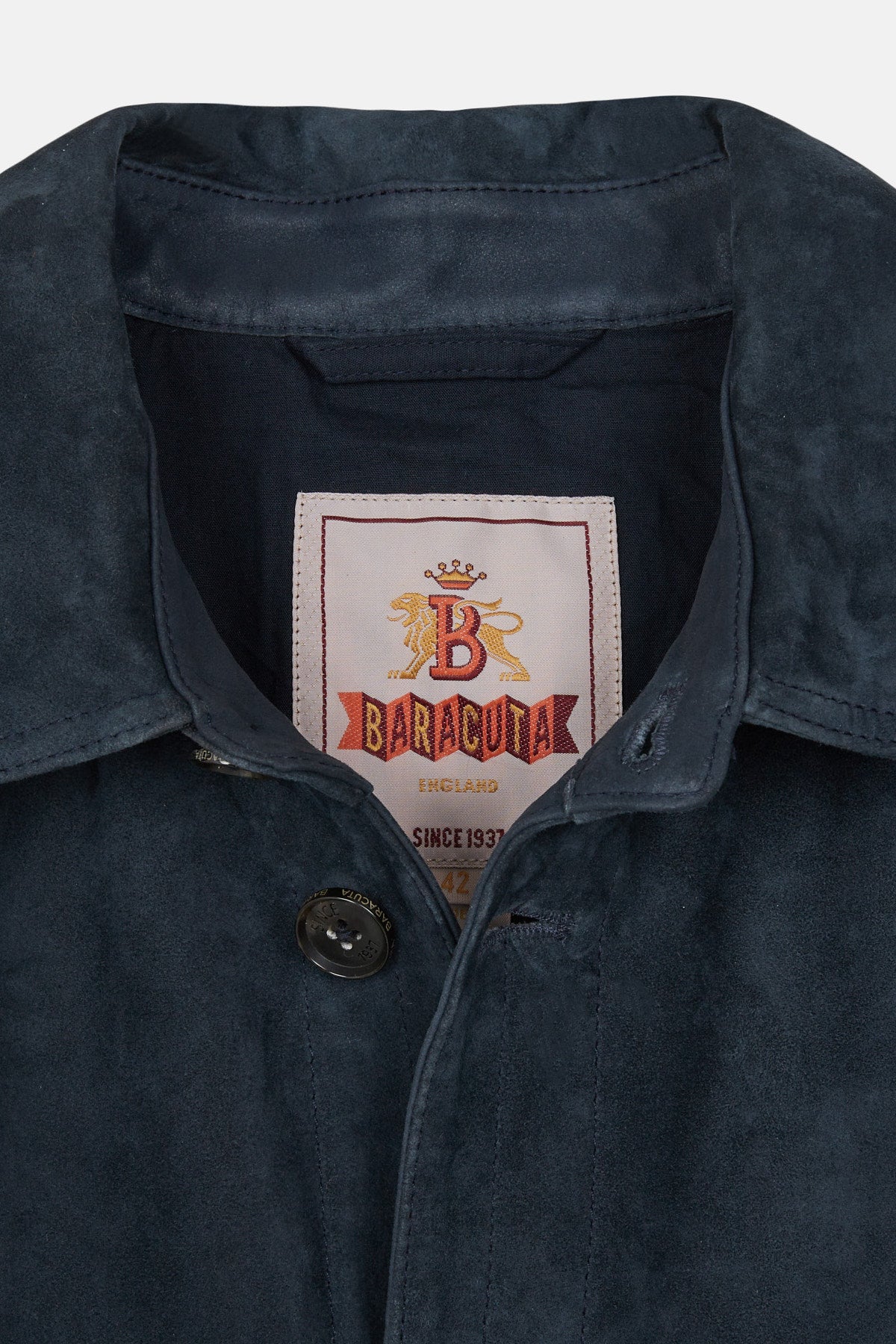 Suede Overshirt Navy