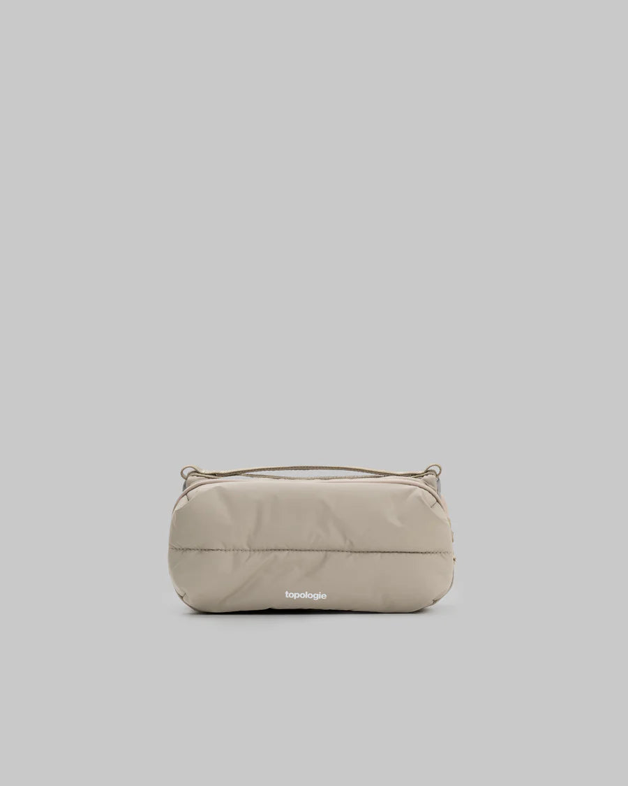 Wares Bottle Sacoche Bag Taupe Puffer