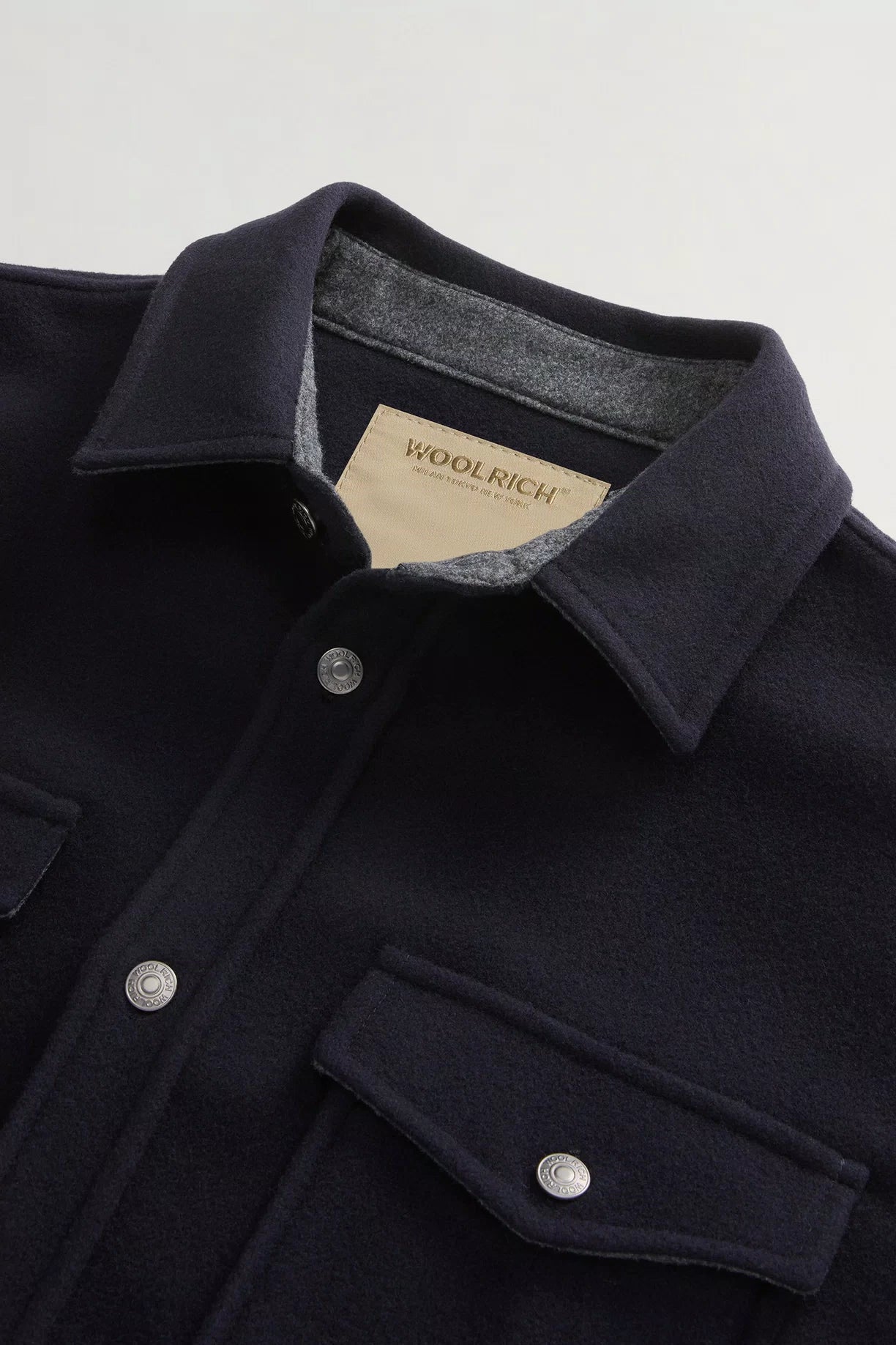 Alaskan Melton Overshirt Melton Blue