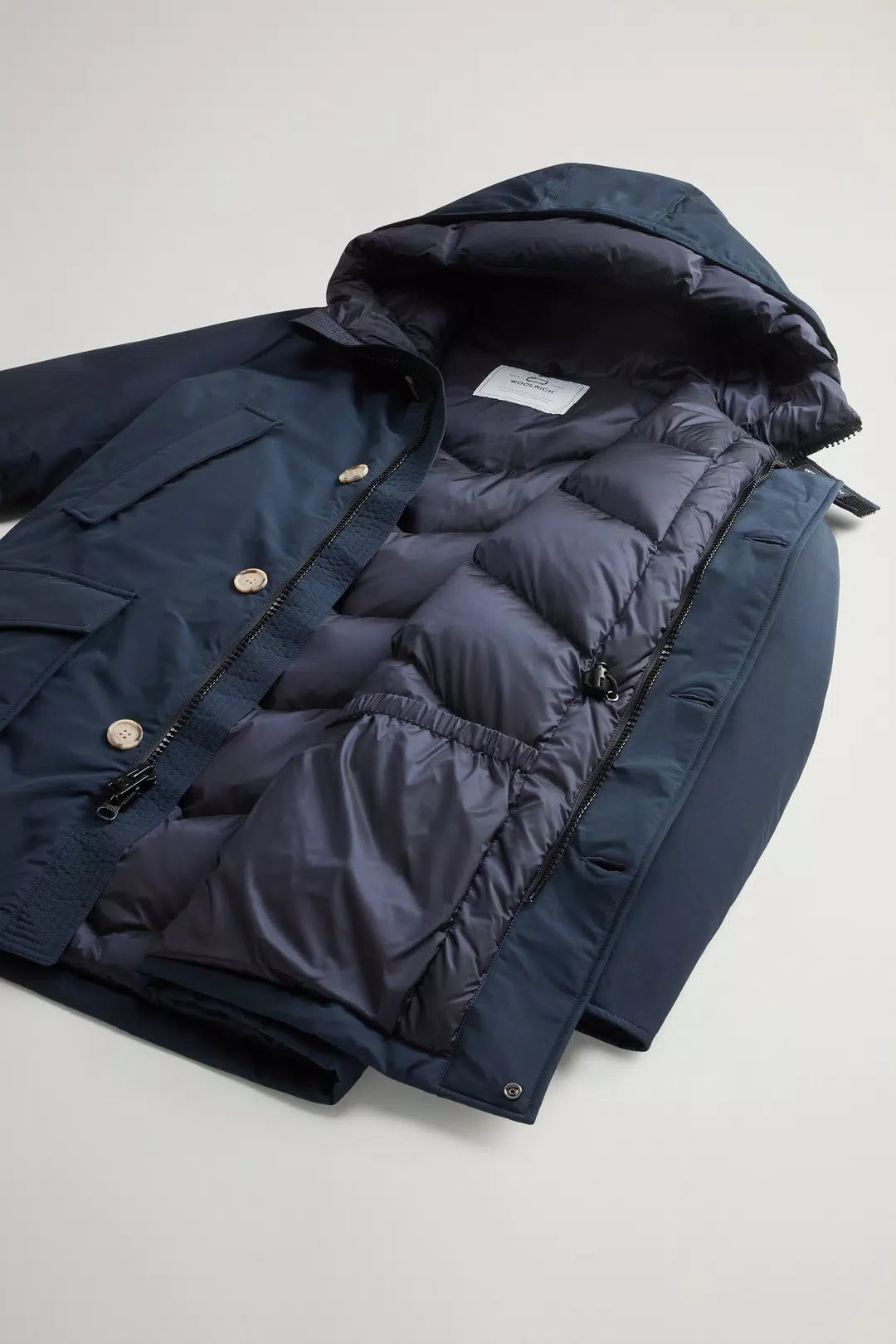 Arctic Parka Melton Blue