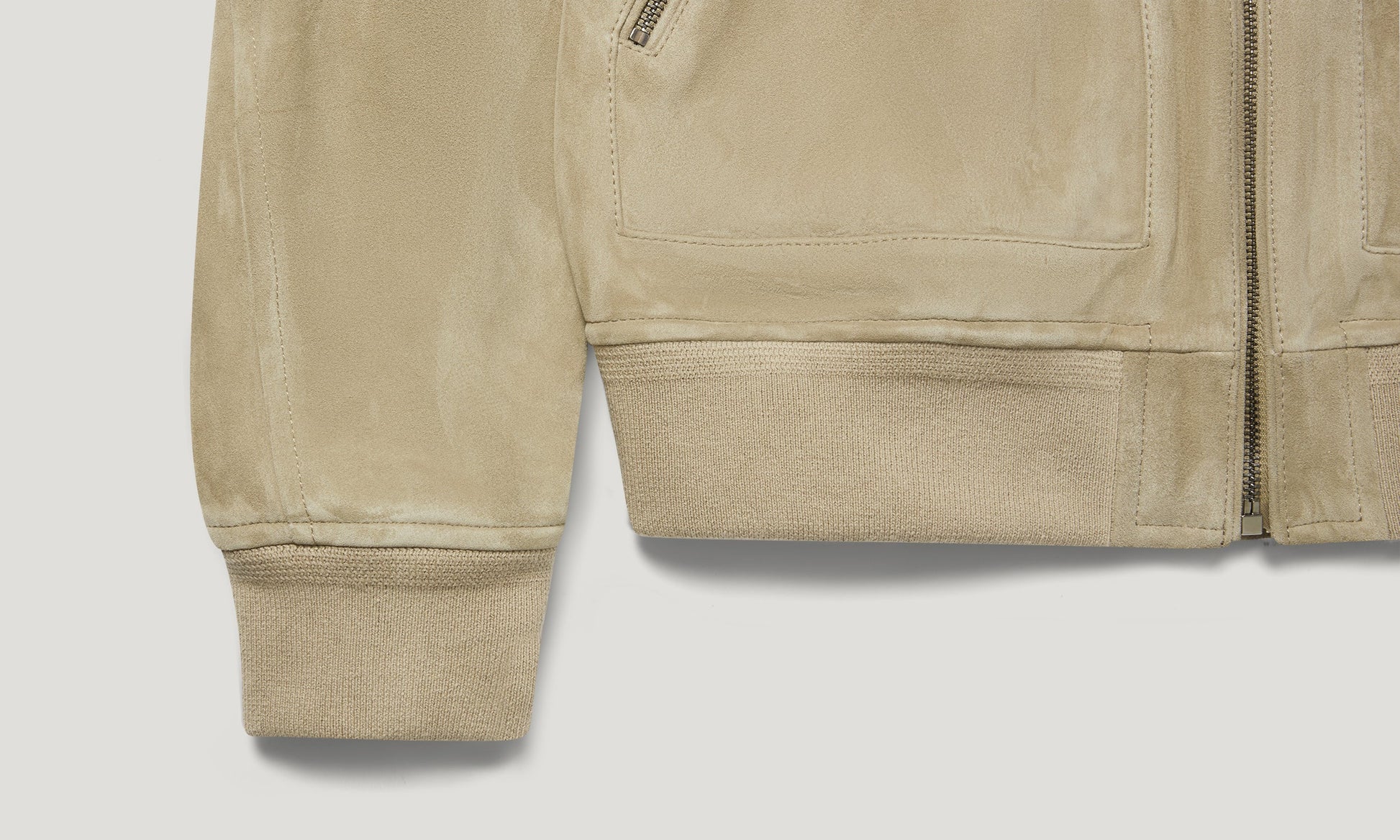 Continental Bomber Washed Sand