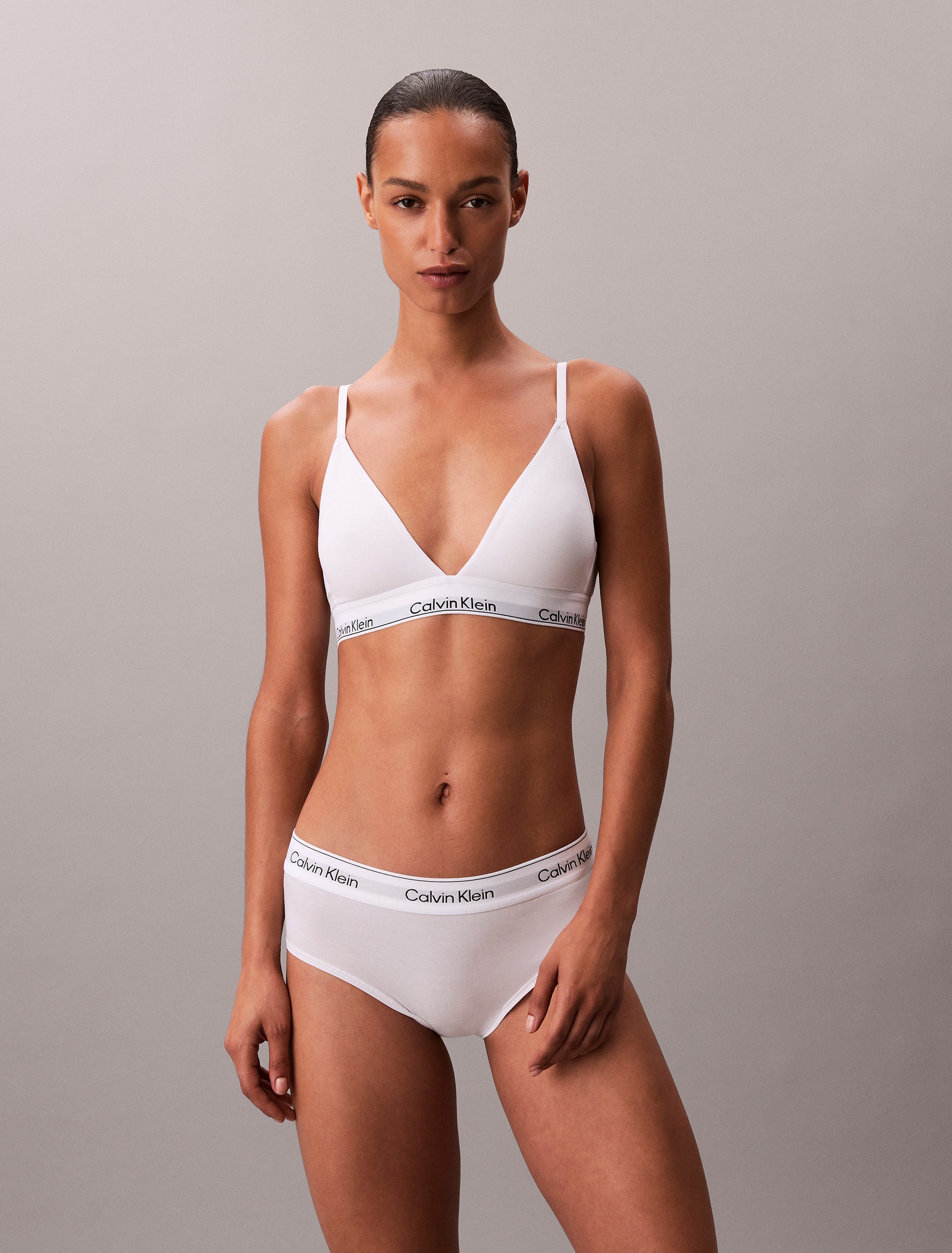 Icon Cotton Modal Lightly Lined Triangle Bralette
