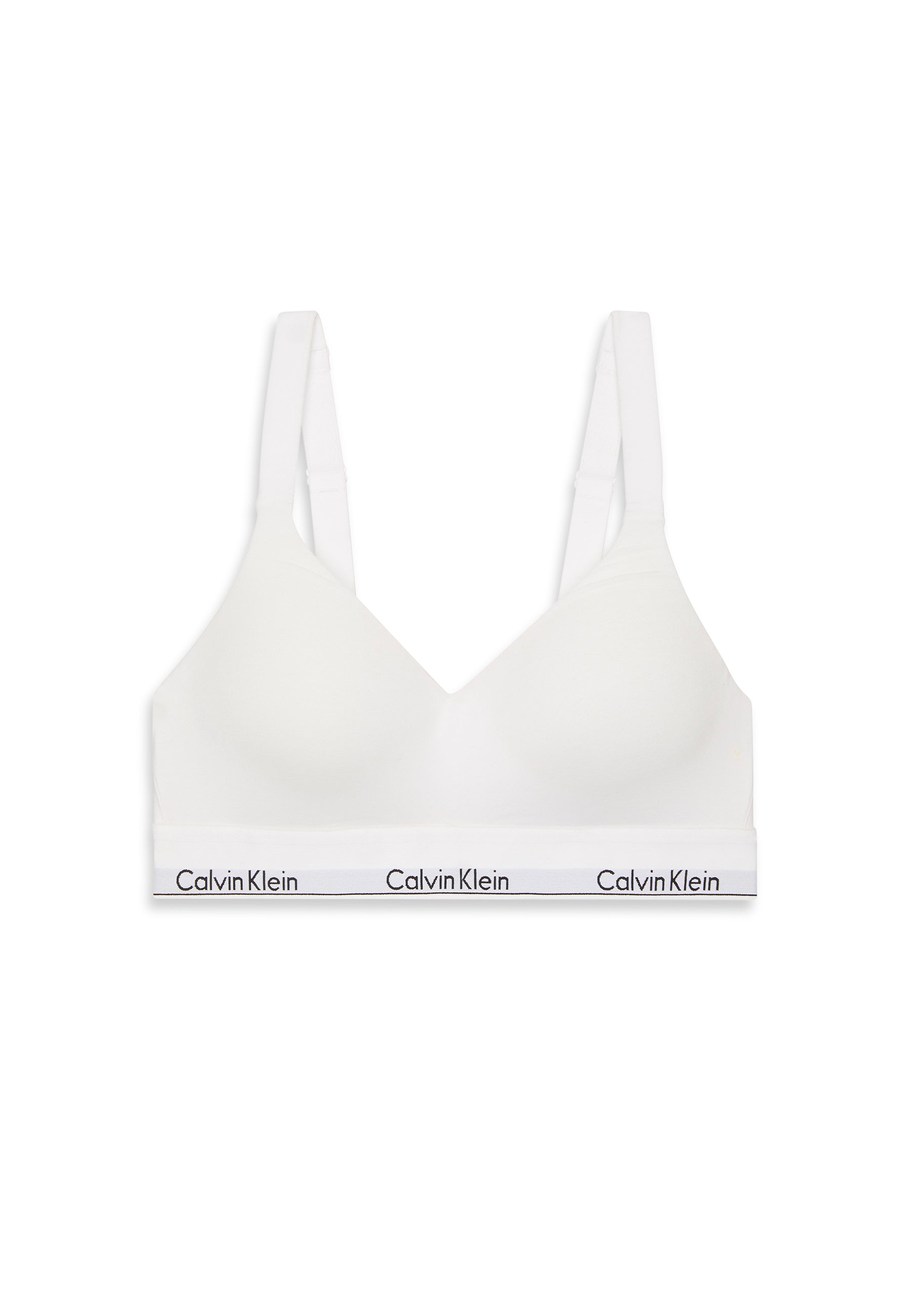 Icon Cotton Modal Lift Bralette White