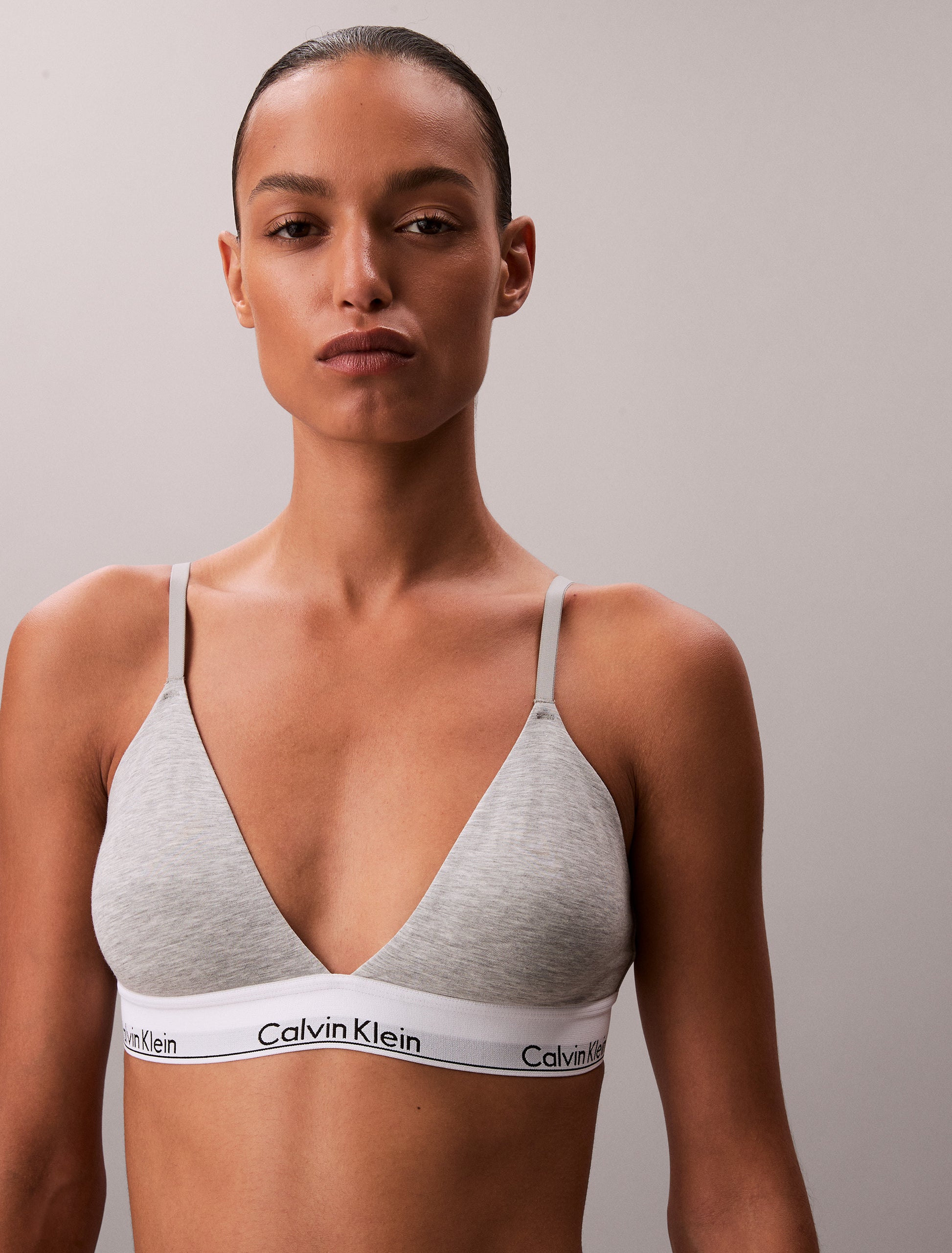 Icon Cotton Modal Lightly Lined Triangle Bralette