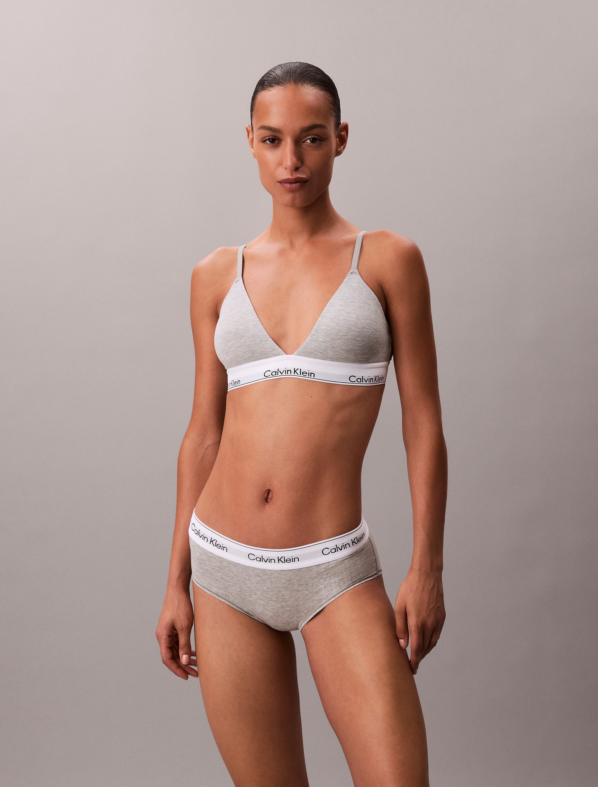 Icon Cotton Modal Lightly Lined Triangle Bralette