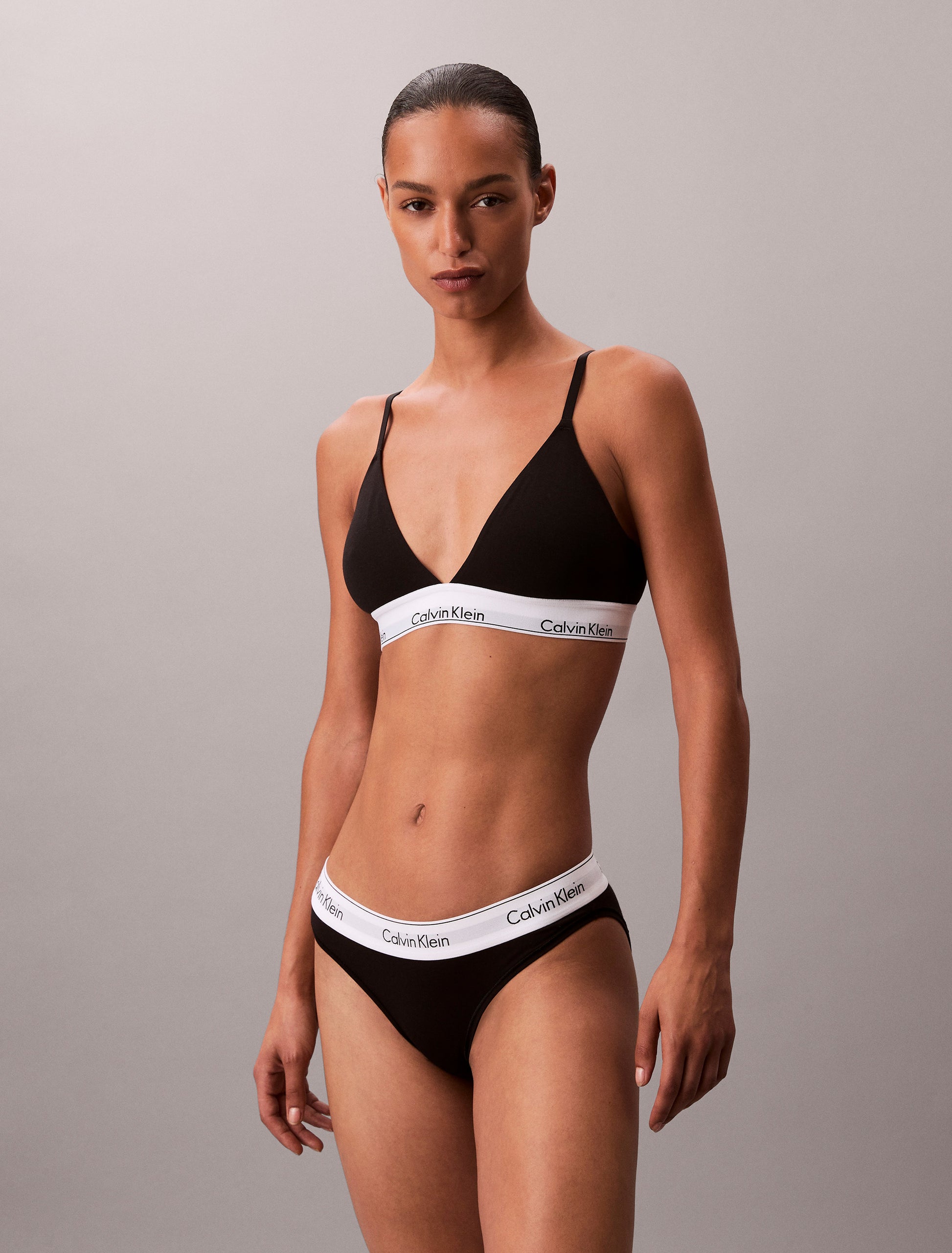 Icon Cotton Modal Lightly Lined Triangle Bralette