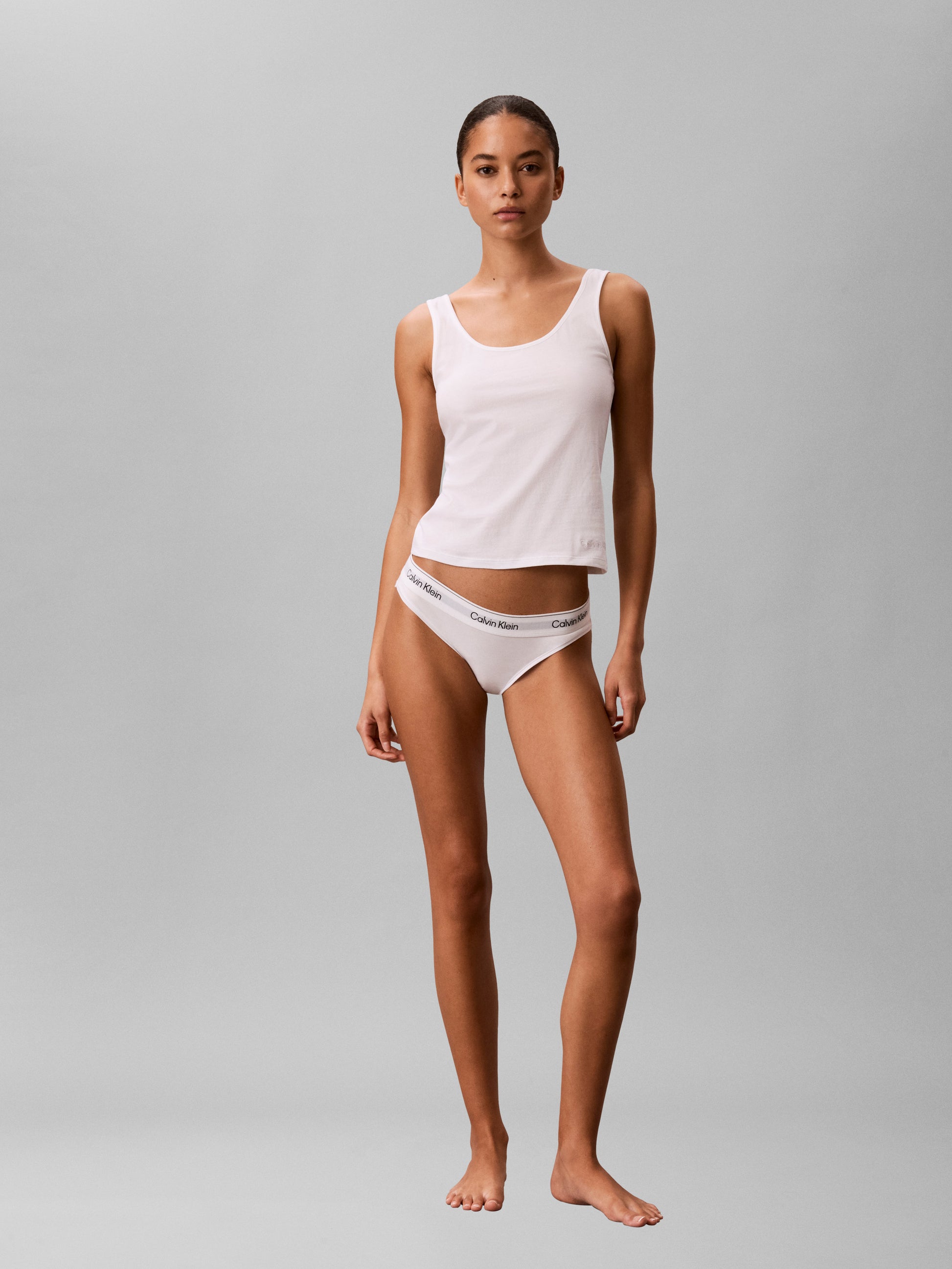 Slim Tank Top Classic White
