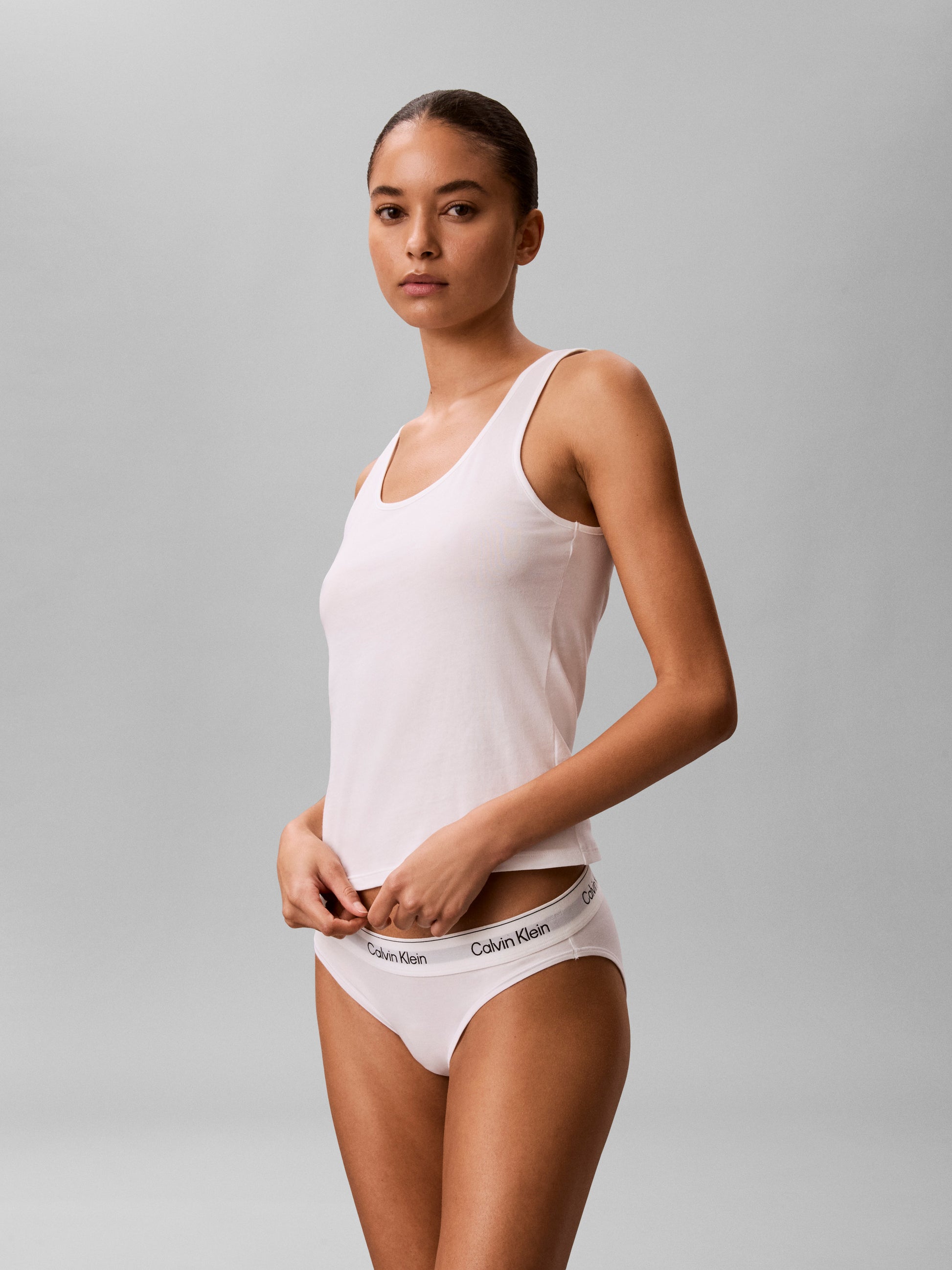 Slim Tank Top Classic White