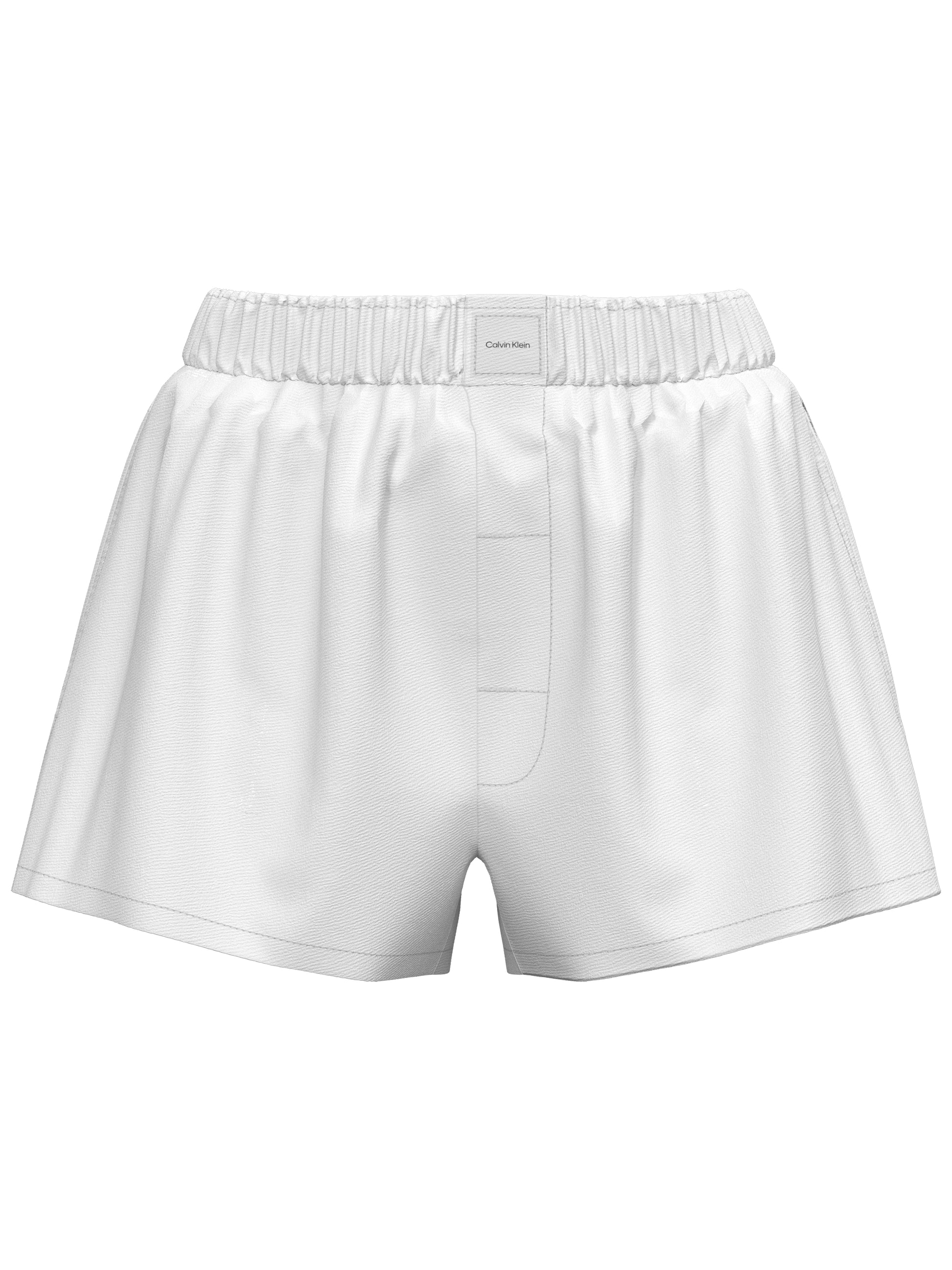 Cotton Poplin Pyjama Shorts Classic White