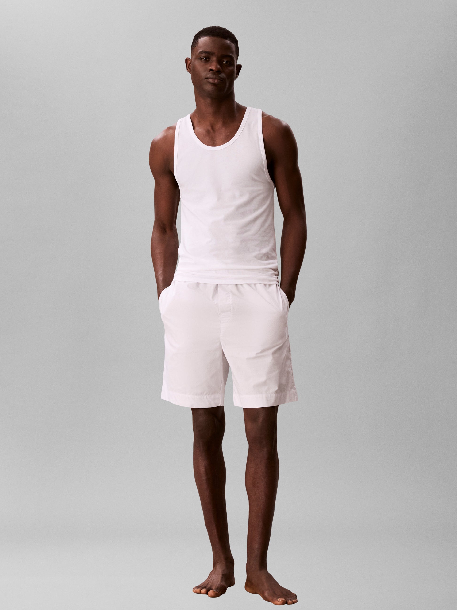 3 Pack Tank Tops Cotton Stretch Blend