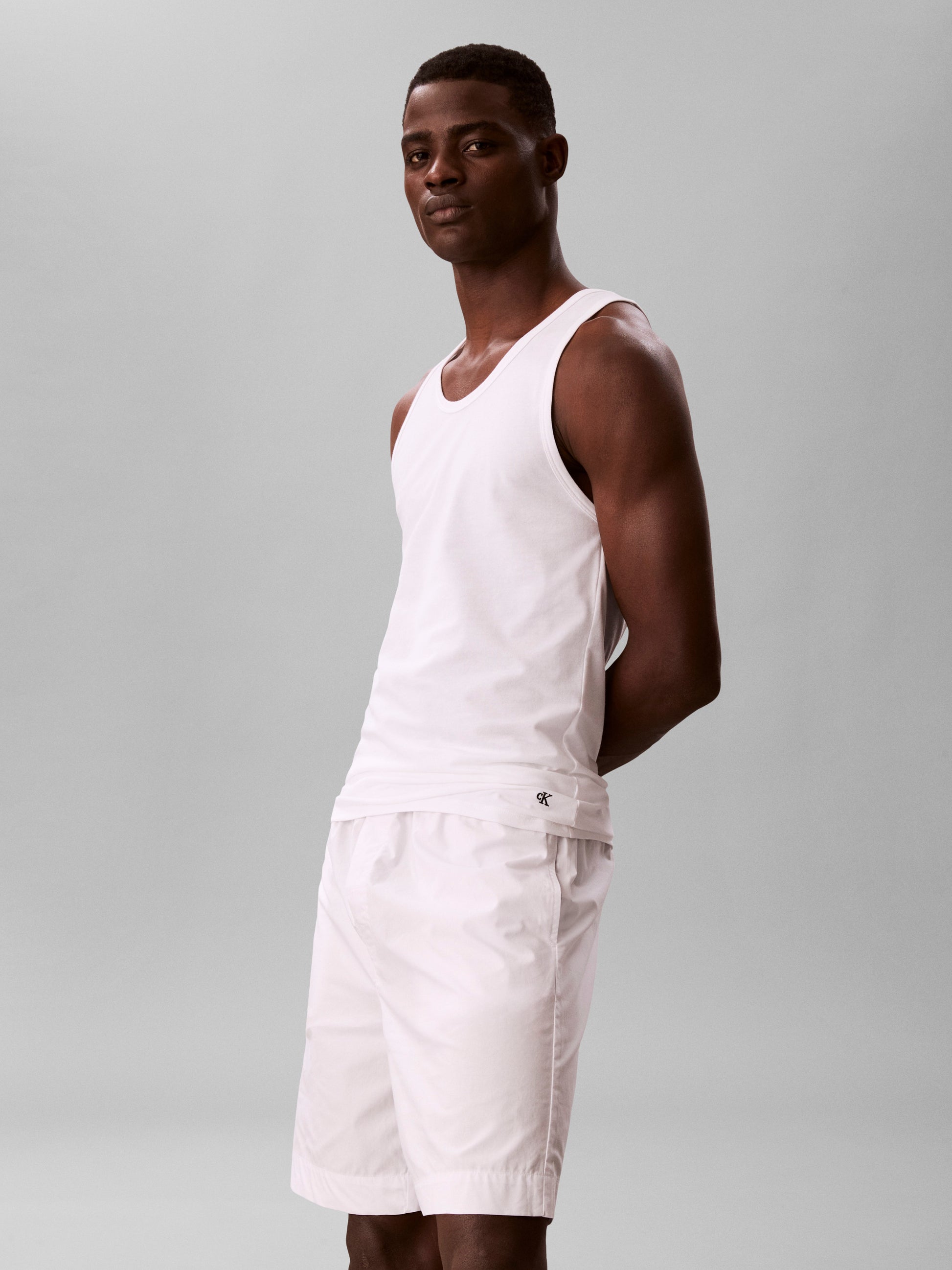 3 Pack Tank Tops Cotton Stretch Blend