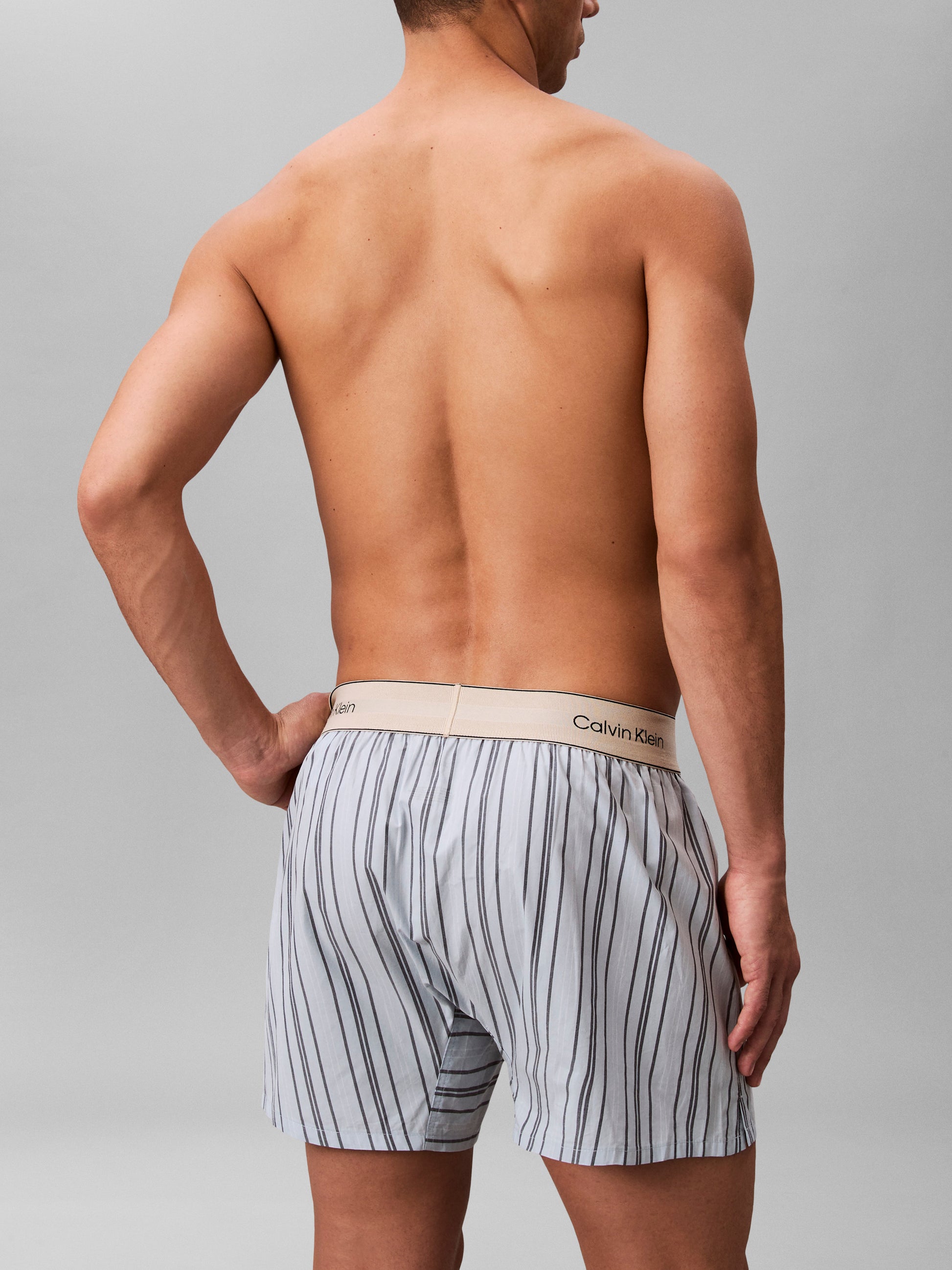 Cotton Poplin Boxers Breezy Blue