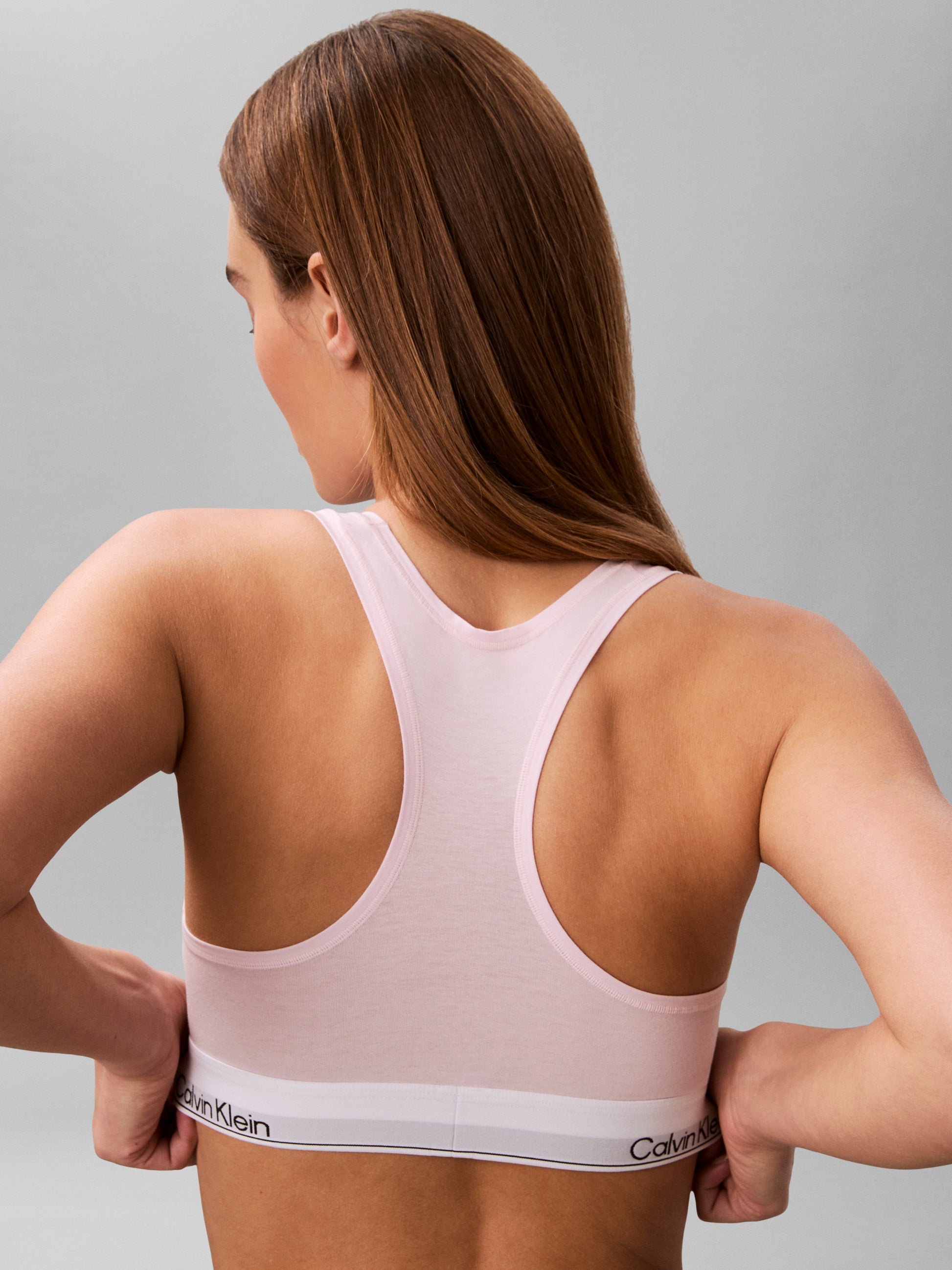 2 Pack Bralette White / Cradle Pink