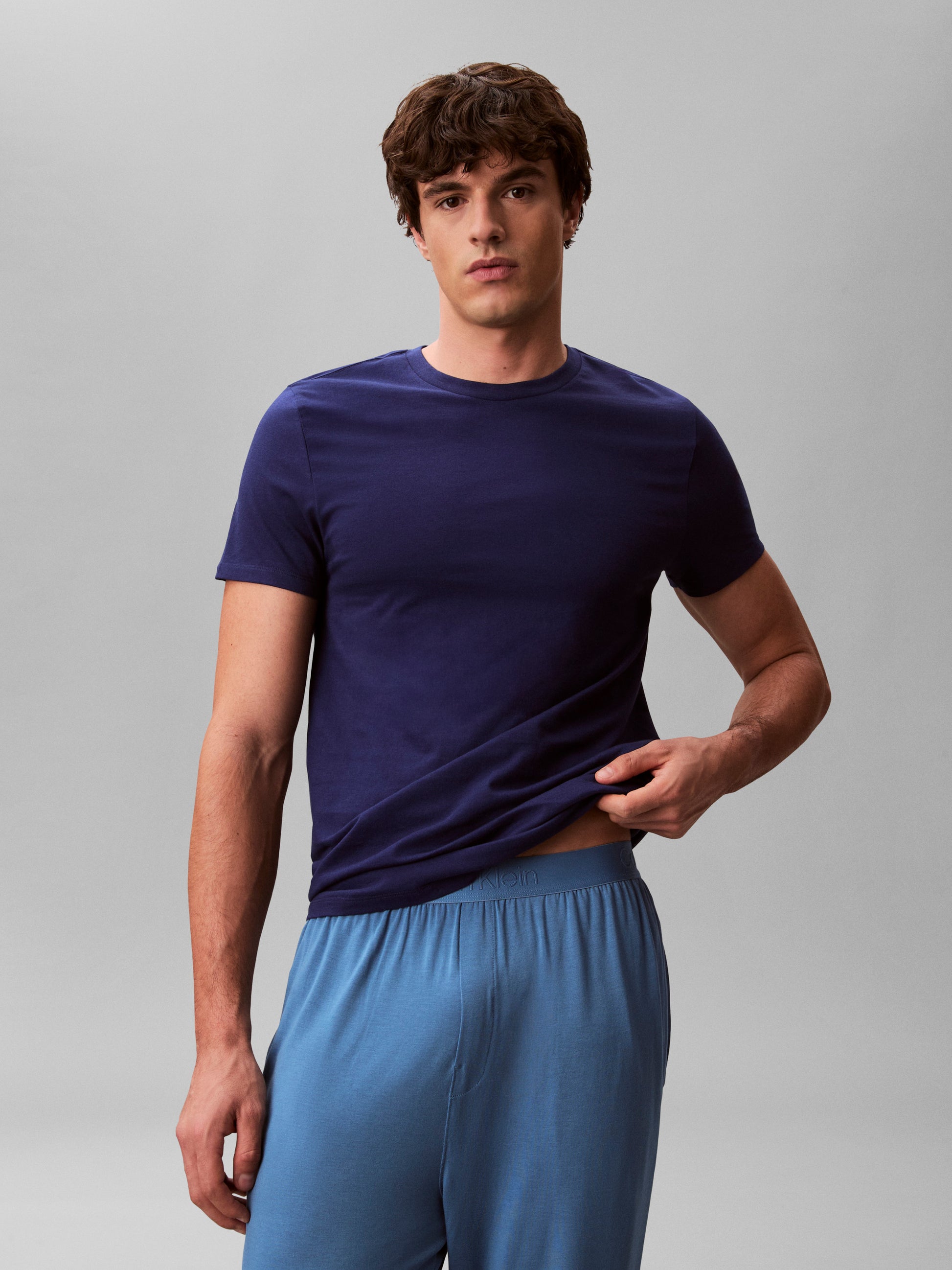 3 Pack Crewneck T-Shirts Cotton Classics