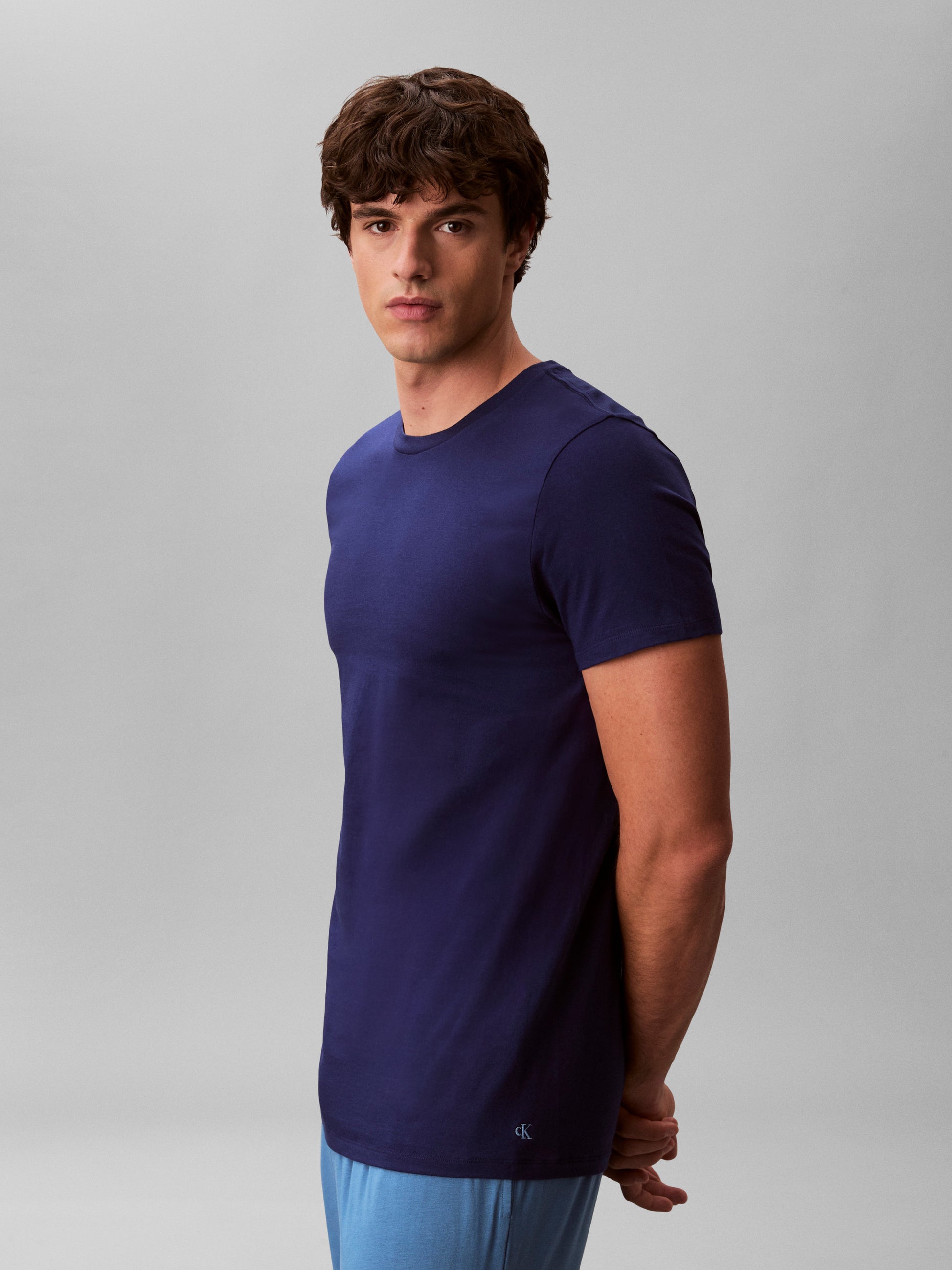 3 Pack Crewneck T-Shirts Cotton Classics