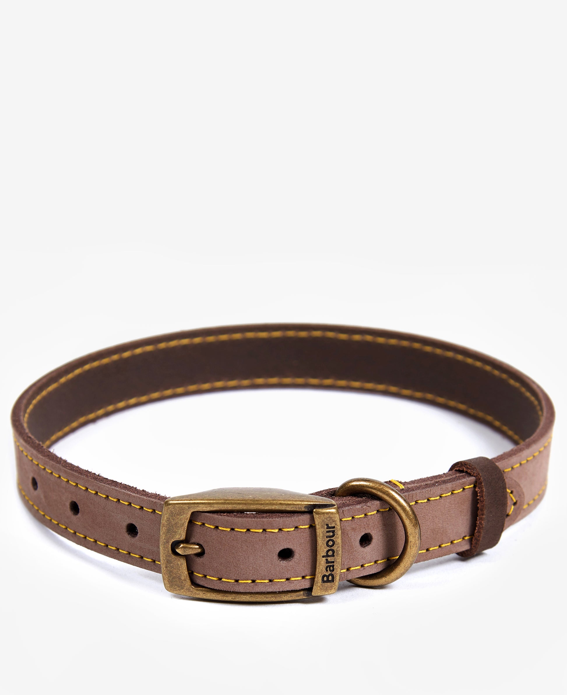 Leather Dog Collar Brown