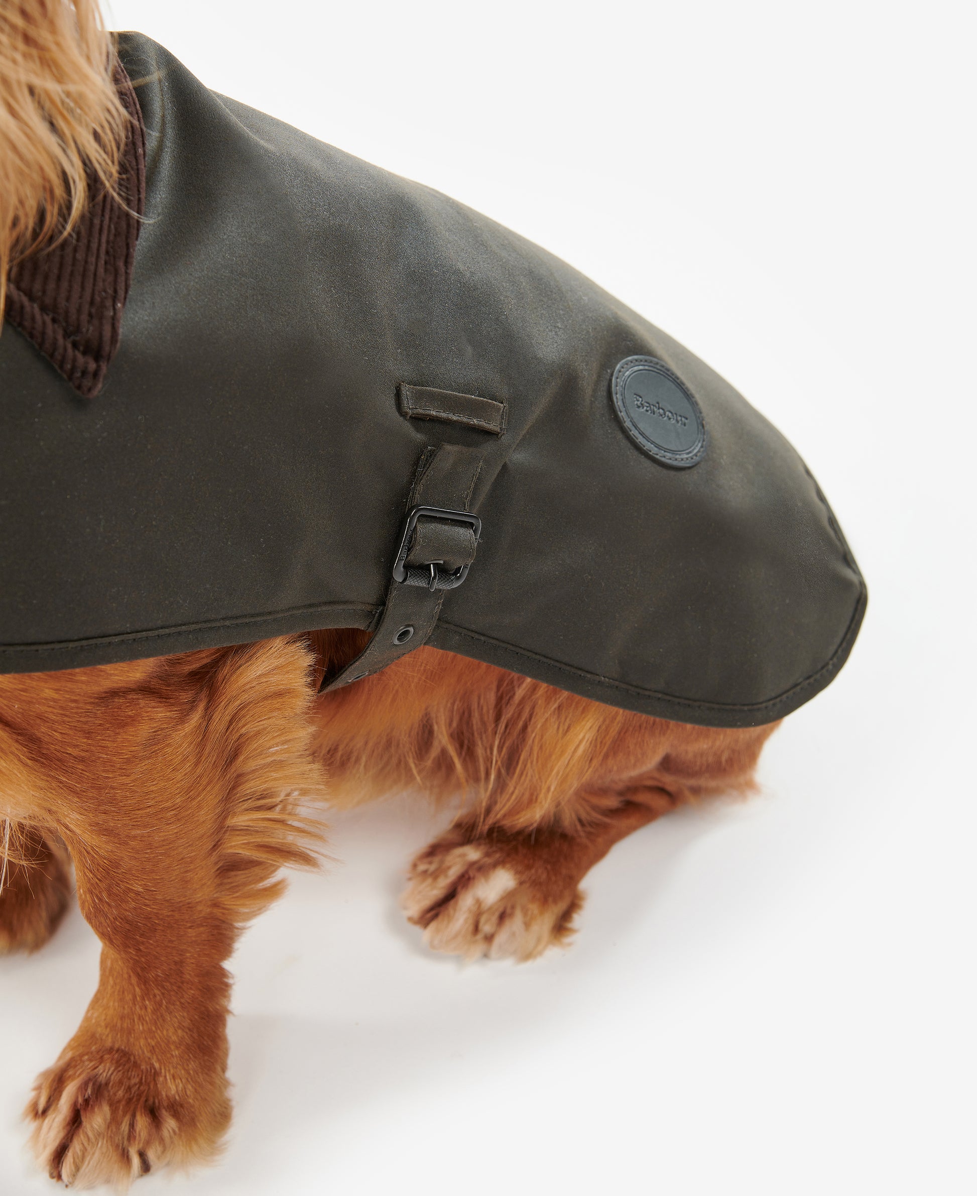 Barbour Wax Dog Coat Olive