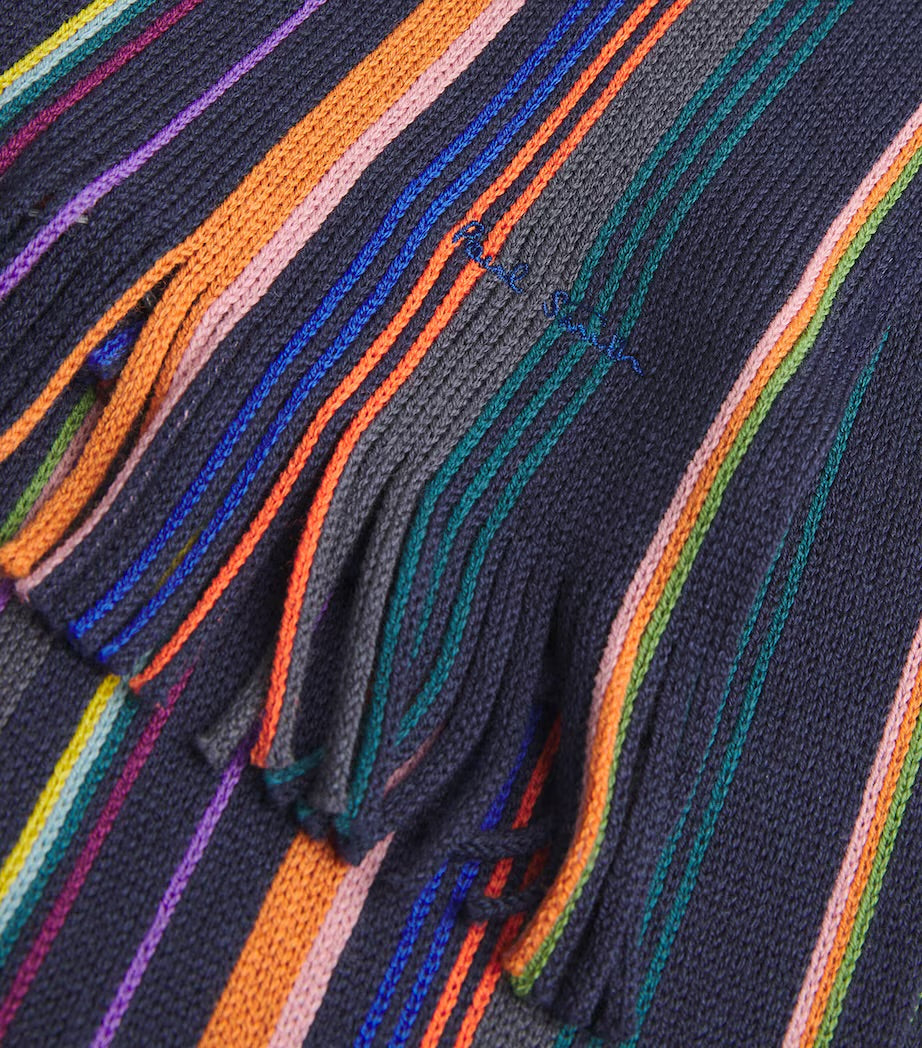 Merino Wool Ivan Scarf Navy