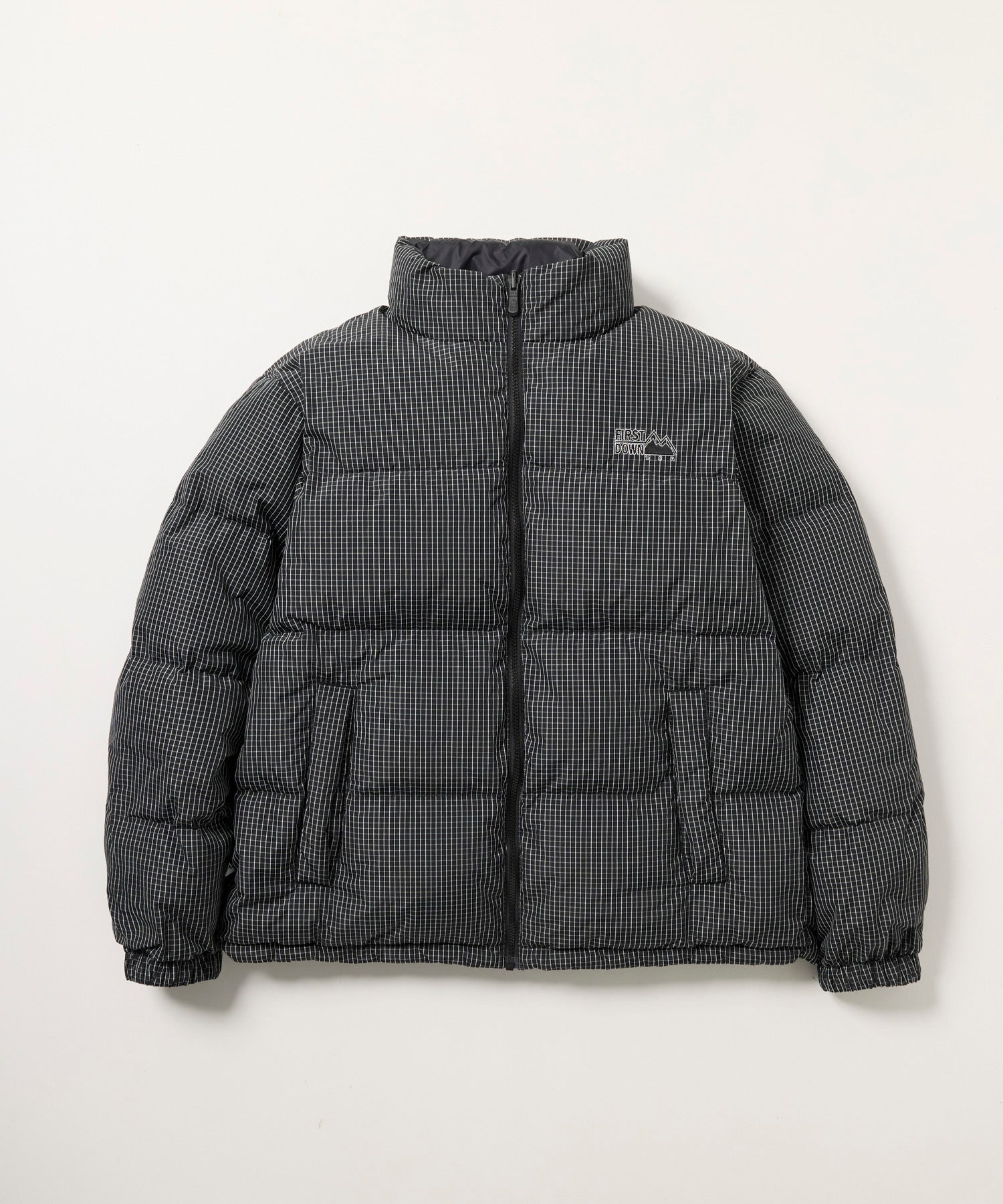Bubble Down Jacket Graphic Check