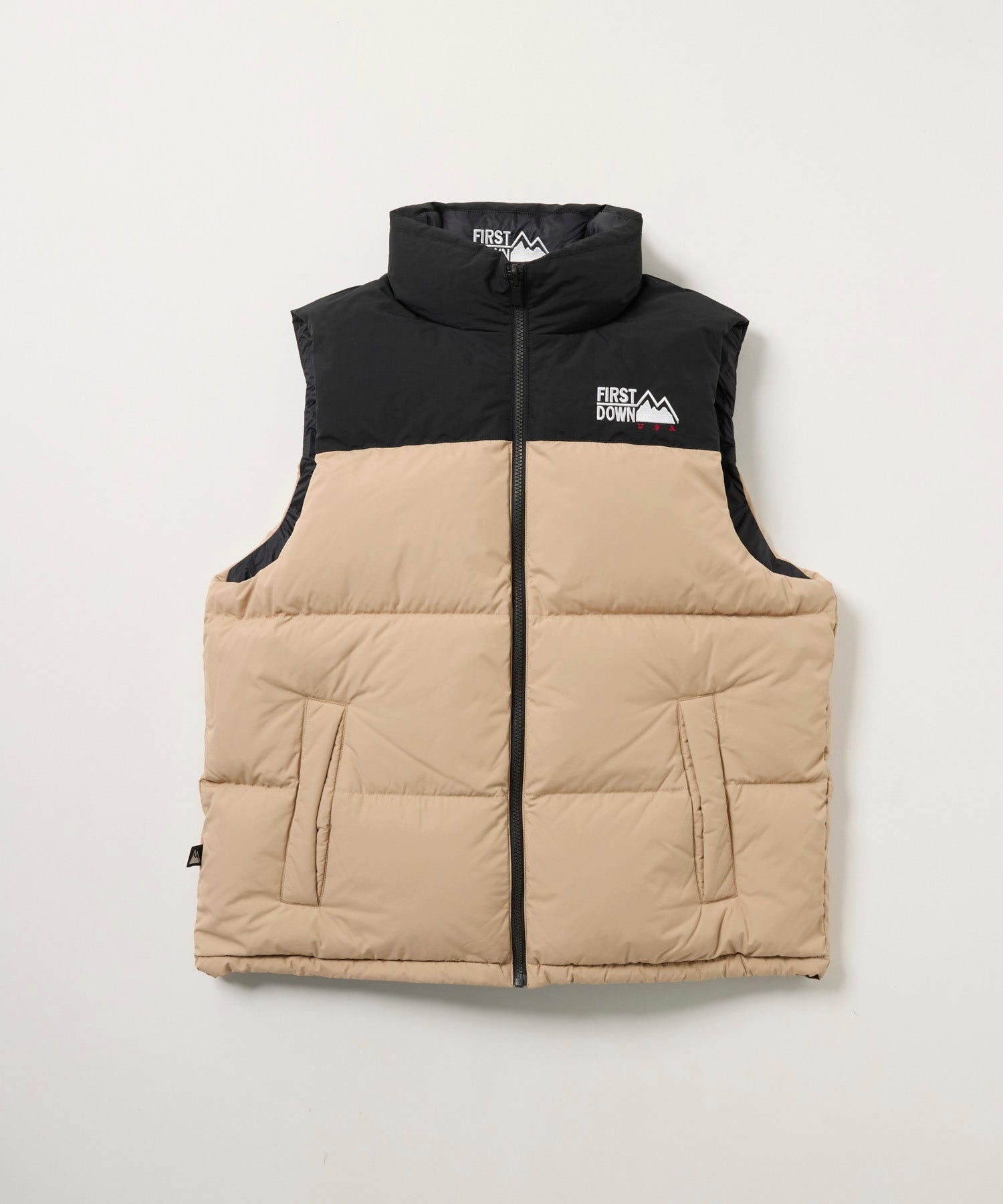 Bubble Down Vest Light Beige
